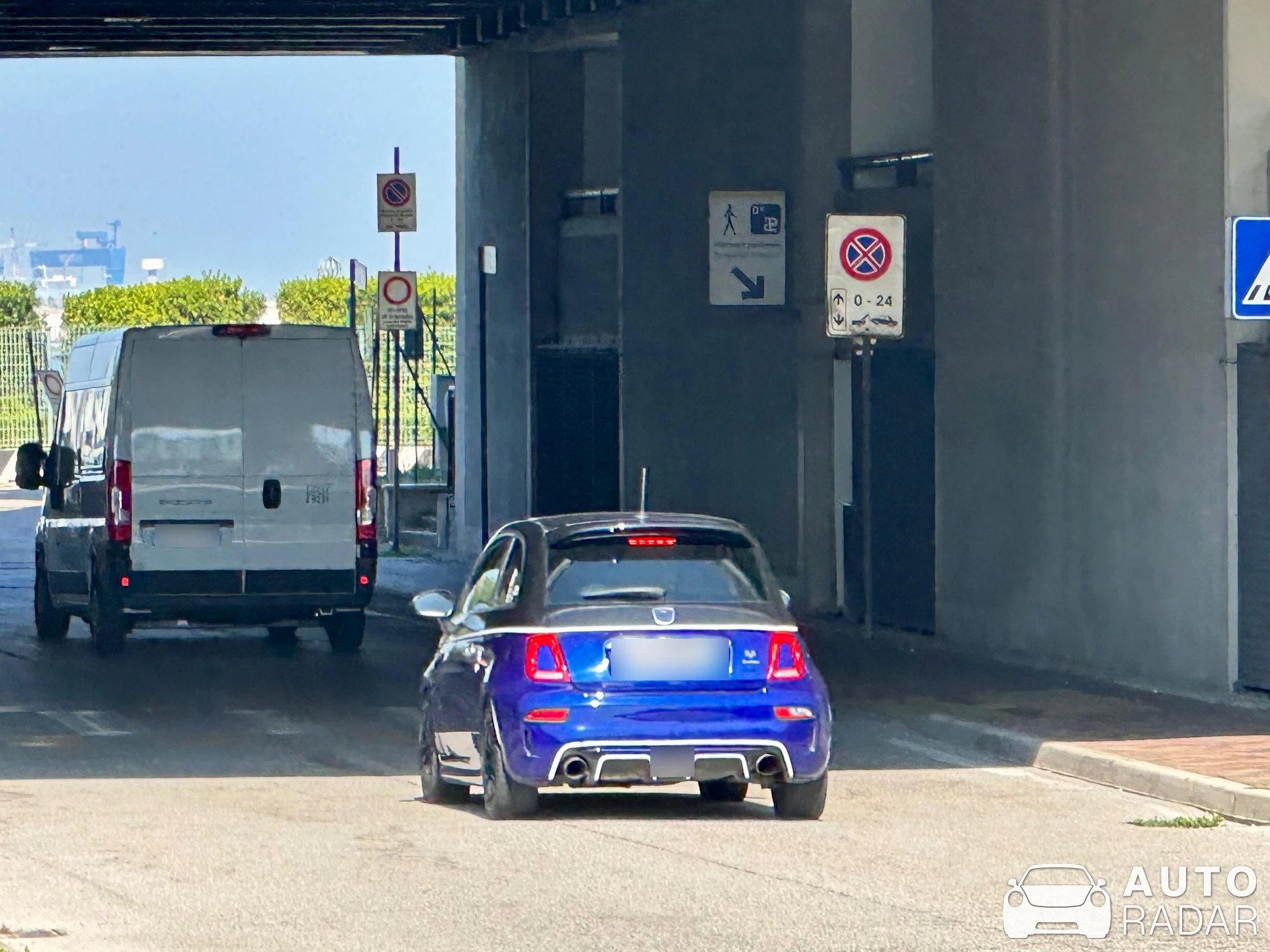 Abarth 595 Competizione Monster Energy Yamaha spotted in Venezia