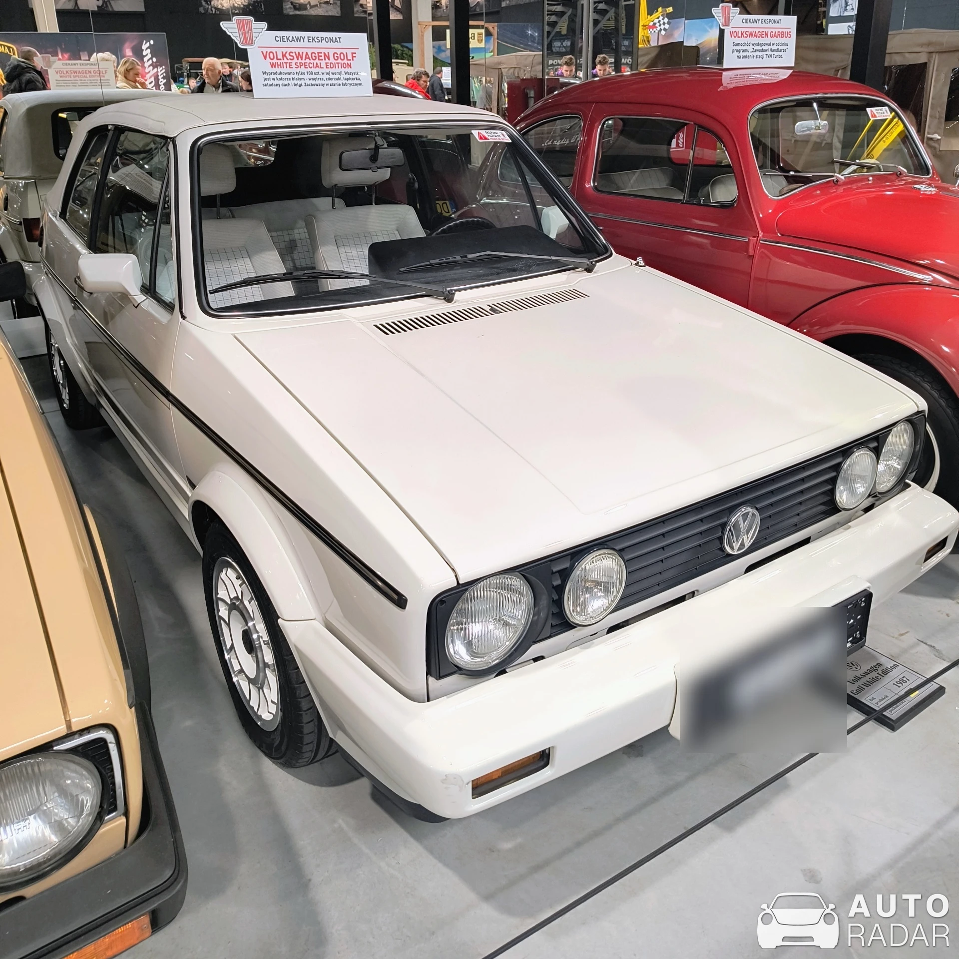 Volkswagen Golf Cabriolet MkI White Special Edition spotted in Oława