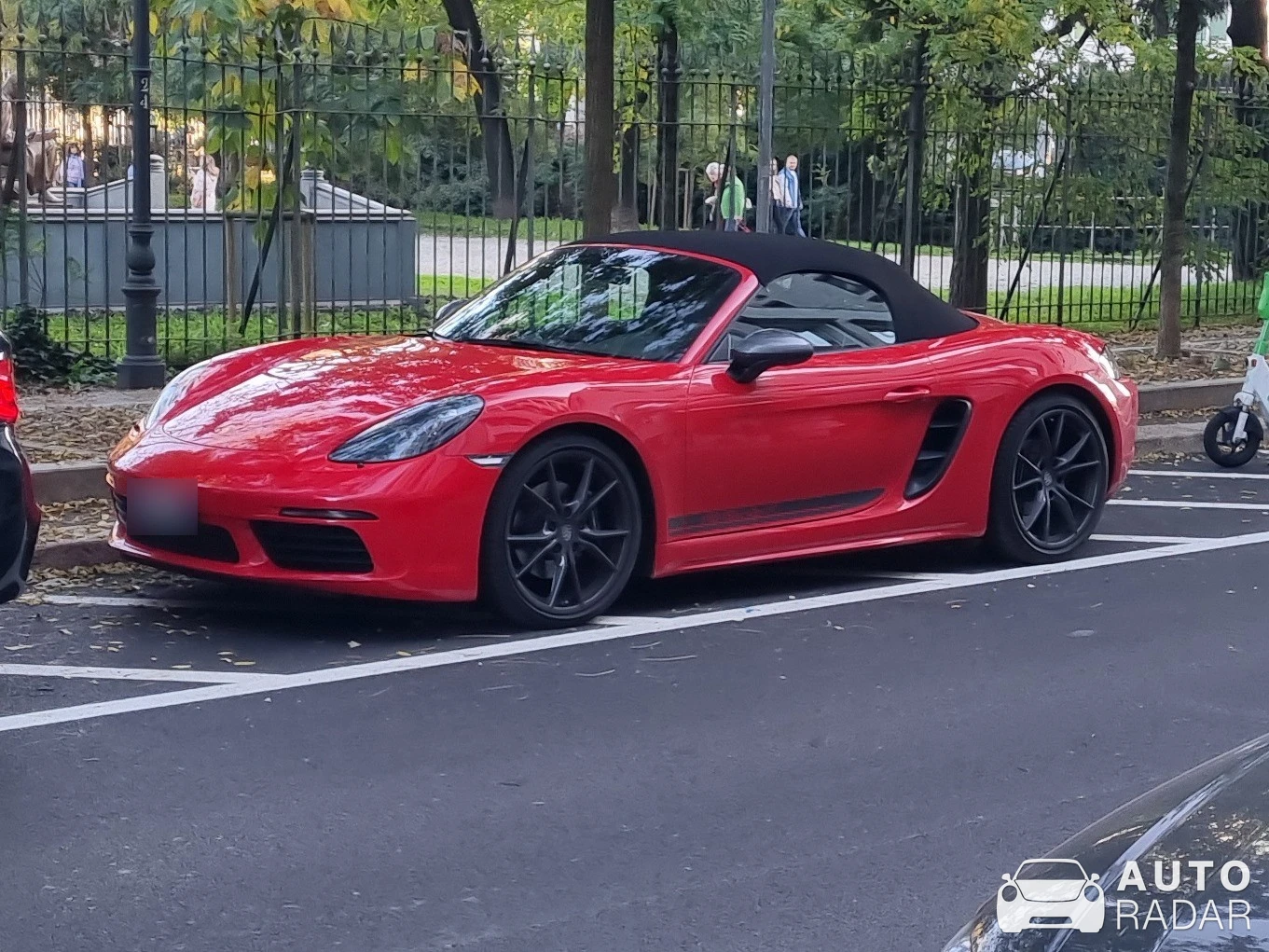Porsche 718 Boxster T spotted in Milano, Italia