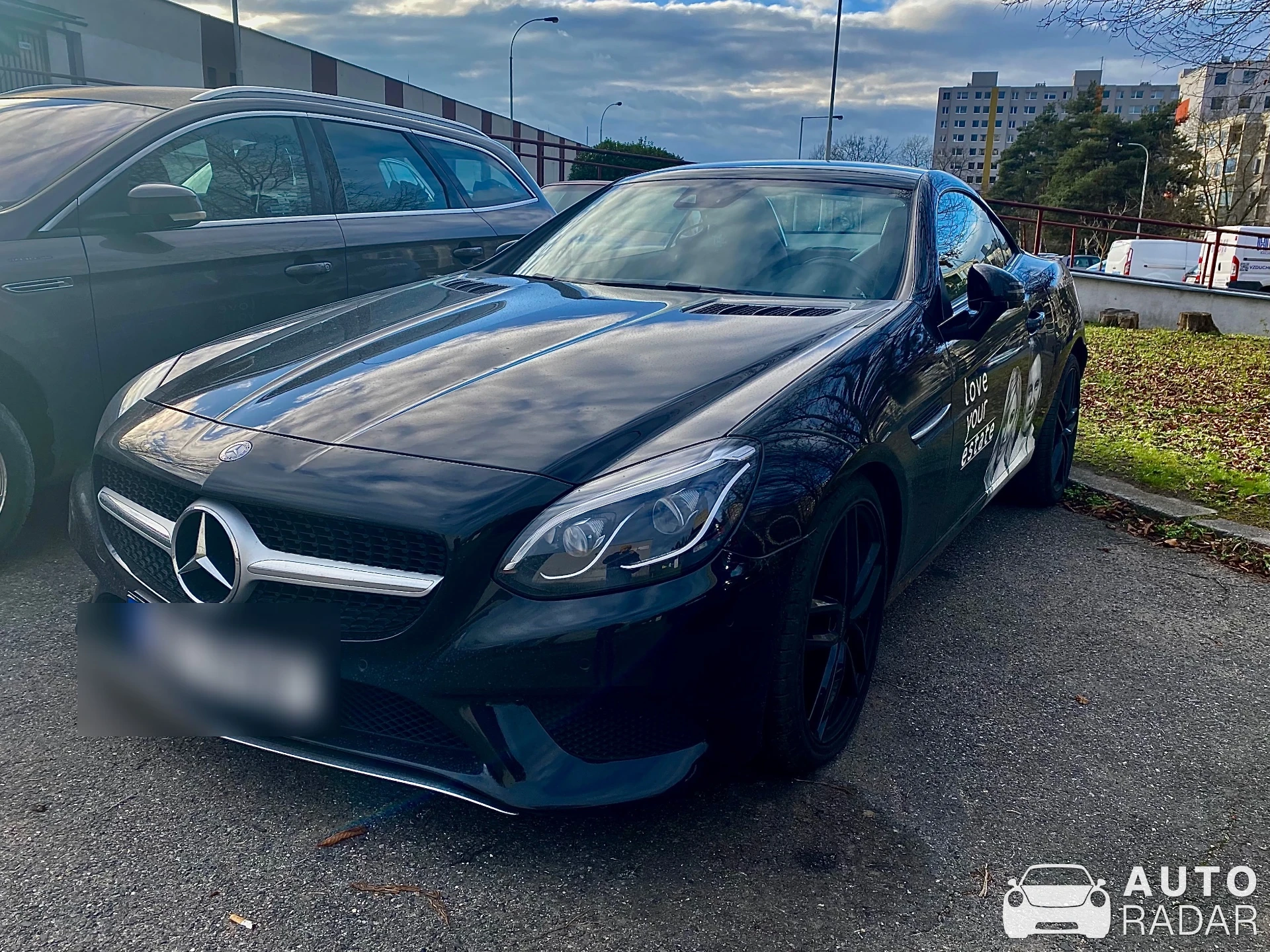 Mercedes-Benz SLK 55 AMG R171 spotted in Praha 12, Česko