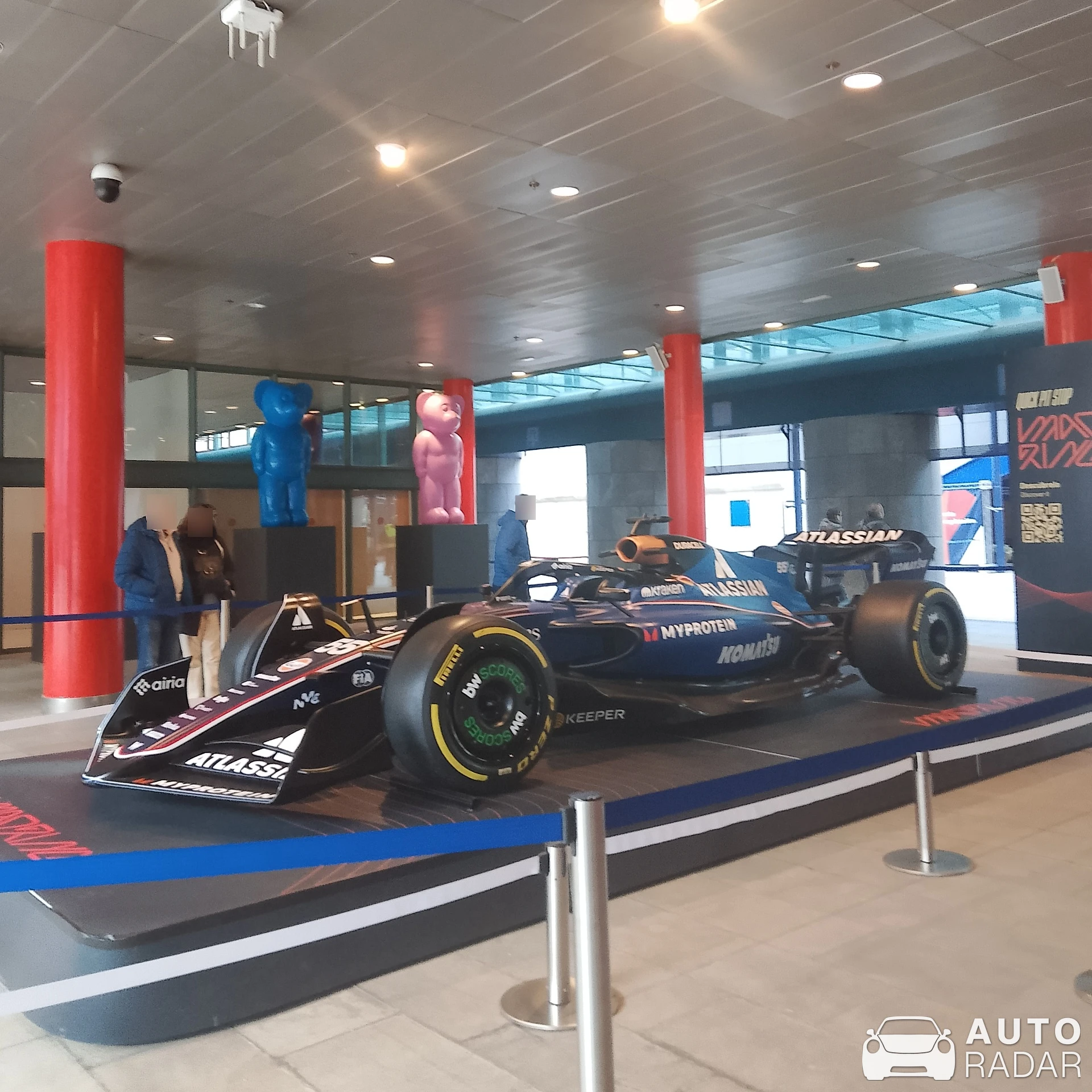 Williams FW47 spotted in Madrid