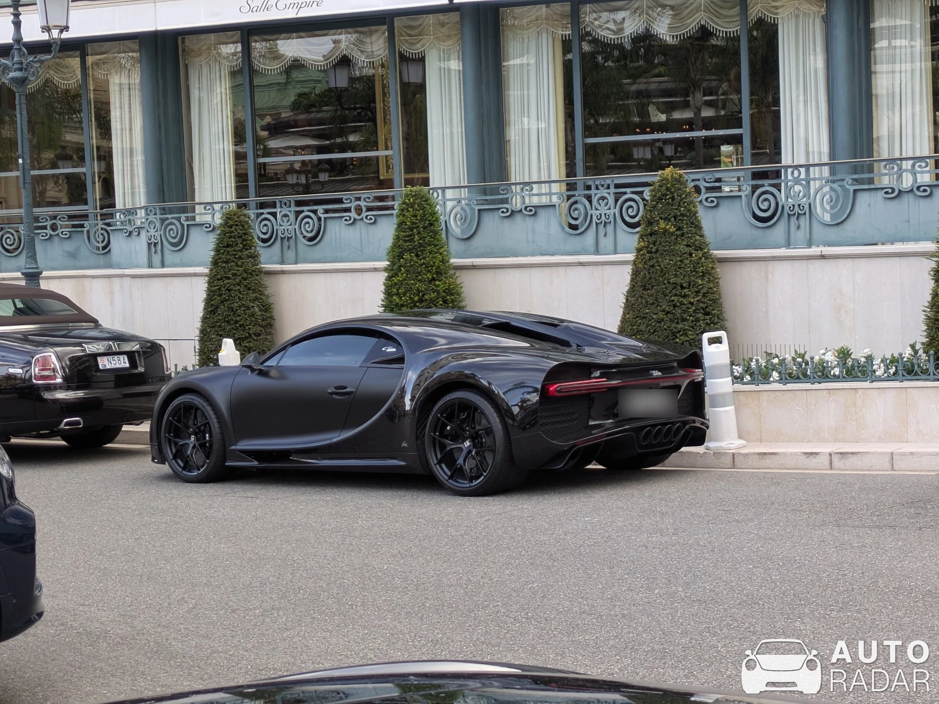 Bugatti Chiron Sport Noire spotted in Monaco