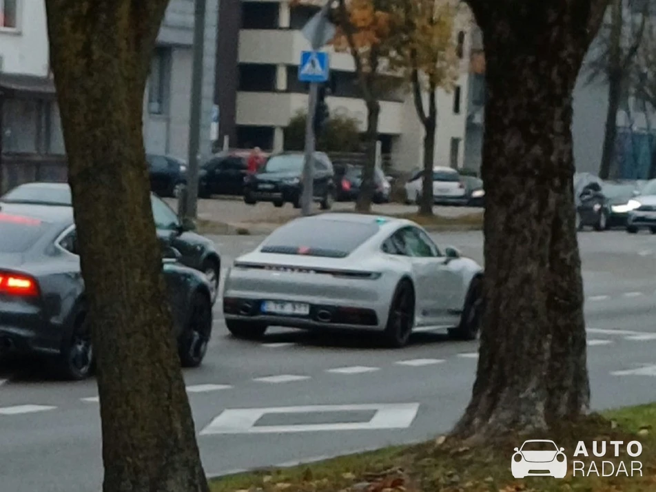Porsche 992 Carrera S MkI spotted in Kaunas, Lithuania