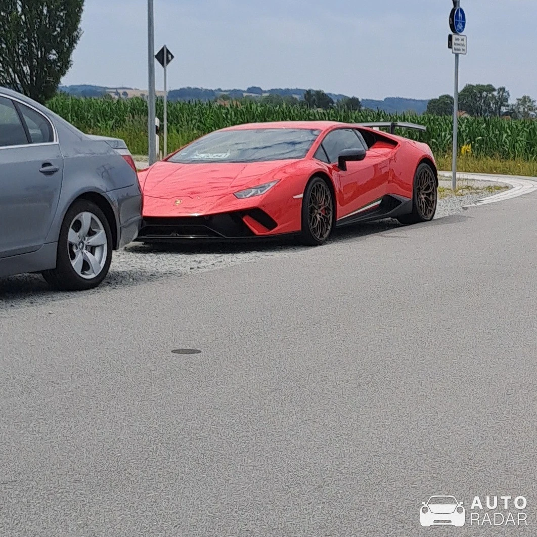 Lamborghini Huracán LP640-4 Performante spotted in Dingolfing, Germany