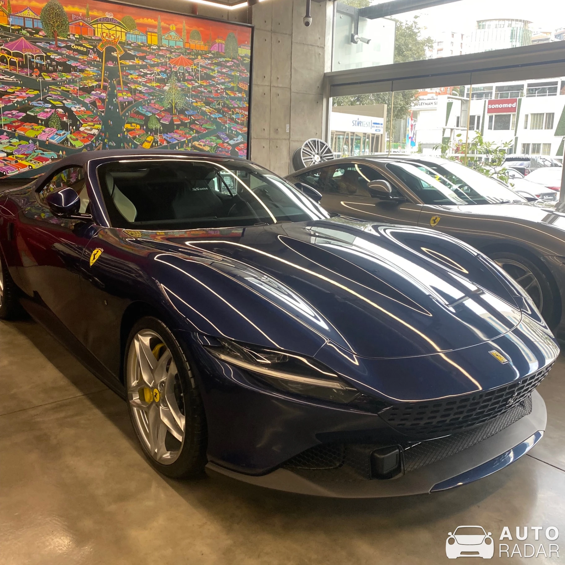 Ferrari Roma Spider spotted in Şişli, Türkiye