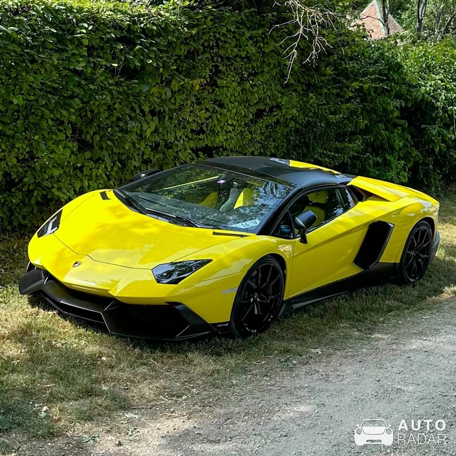 Lamborghini Aventador LP720-4 Roadster 50° Anniversario spotted in Coppet, Suisse