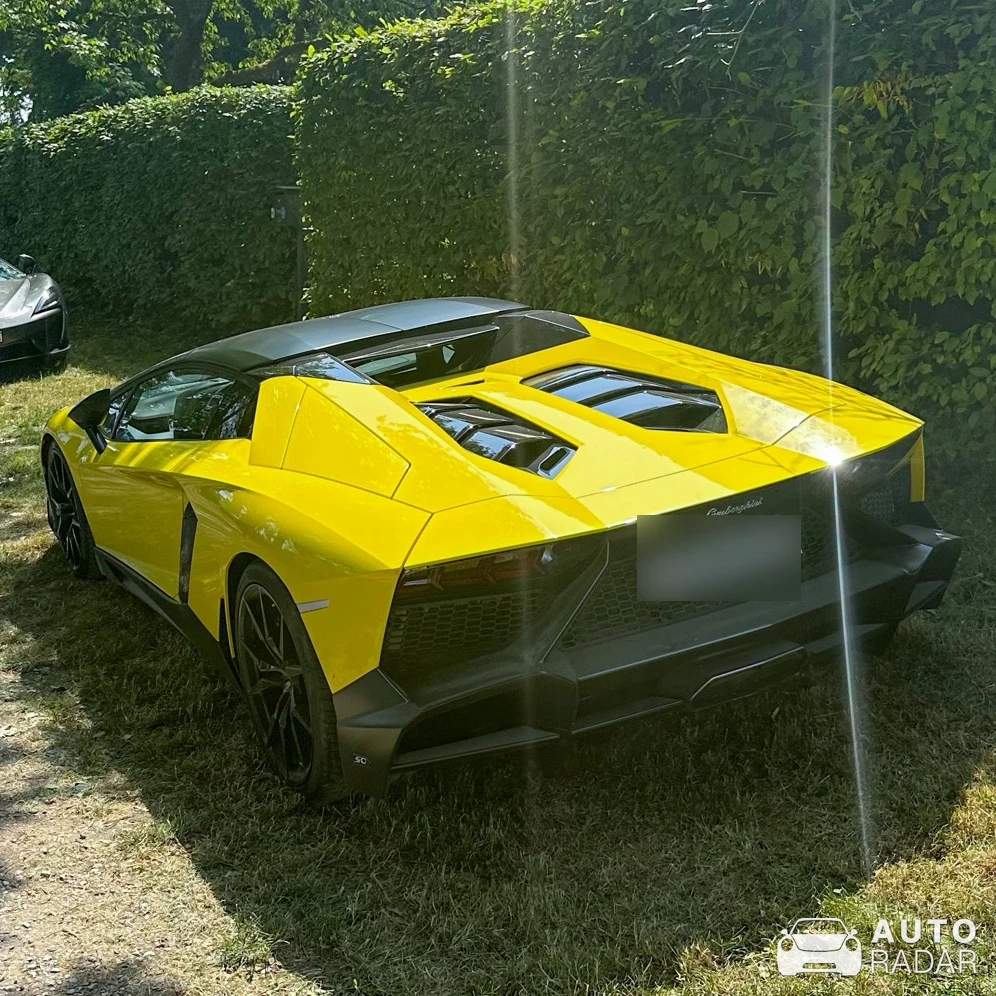 Lamborghini Aventador LP720-4 Roadster 50° Anniversario spotted in Coppet
