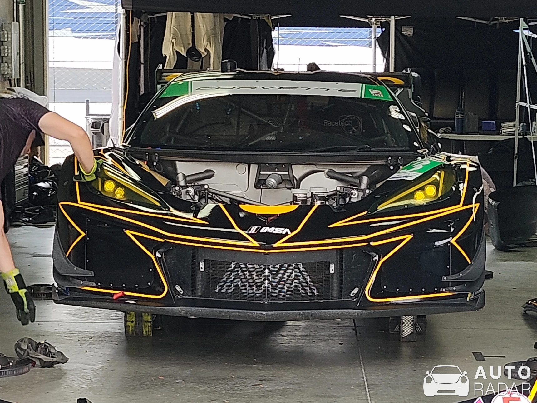 Chevrolet Corvette C8.R spotted in Indianapolis