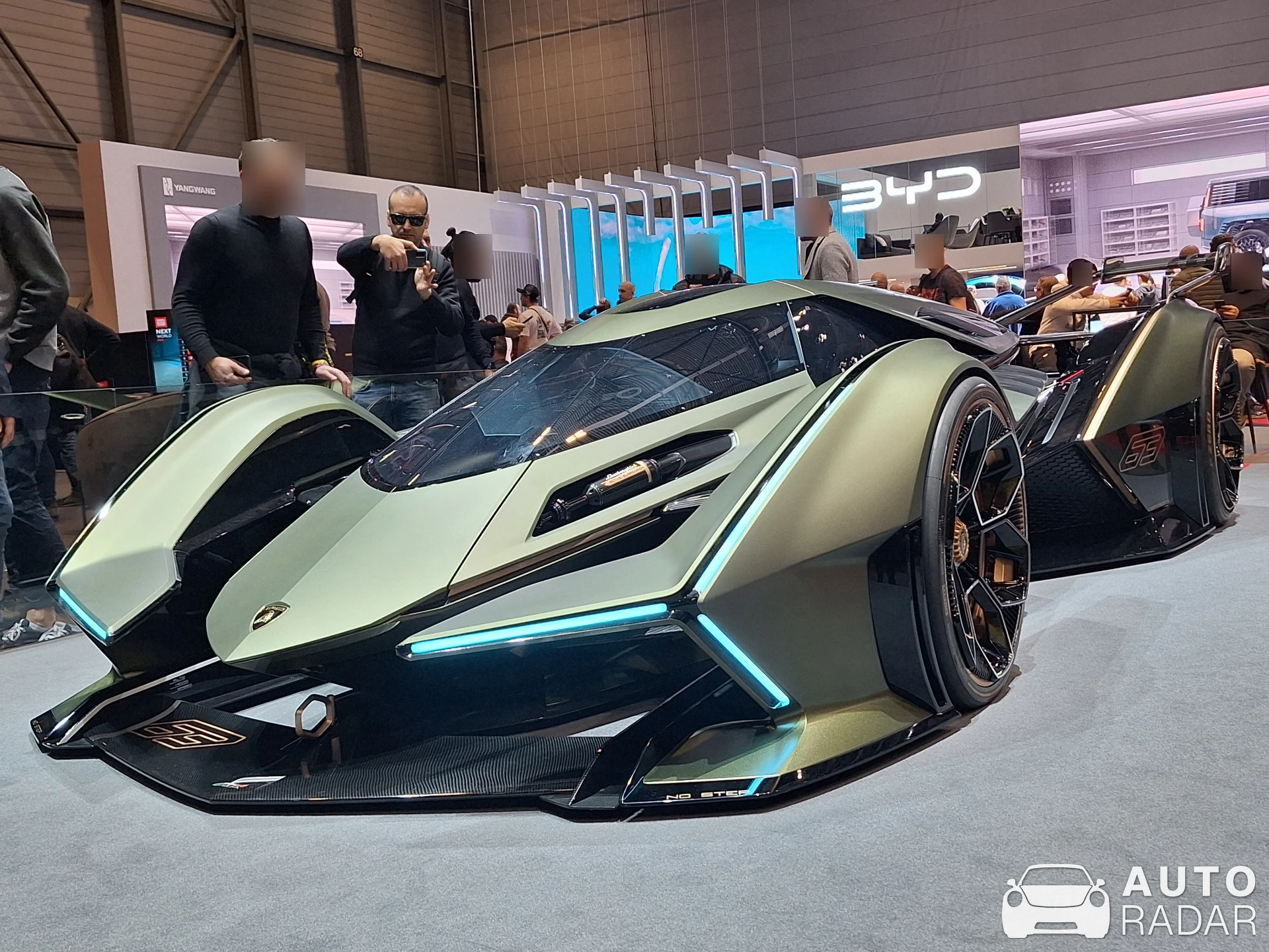 Lamborghini Lambo V12 Vision Gran Turismo spotted in Cointrin