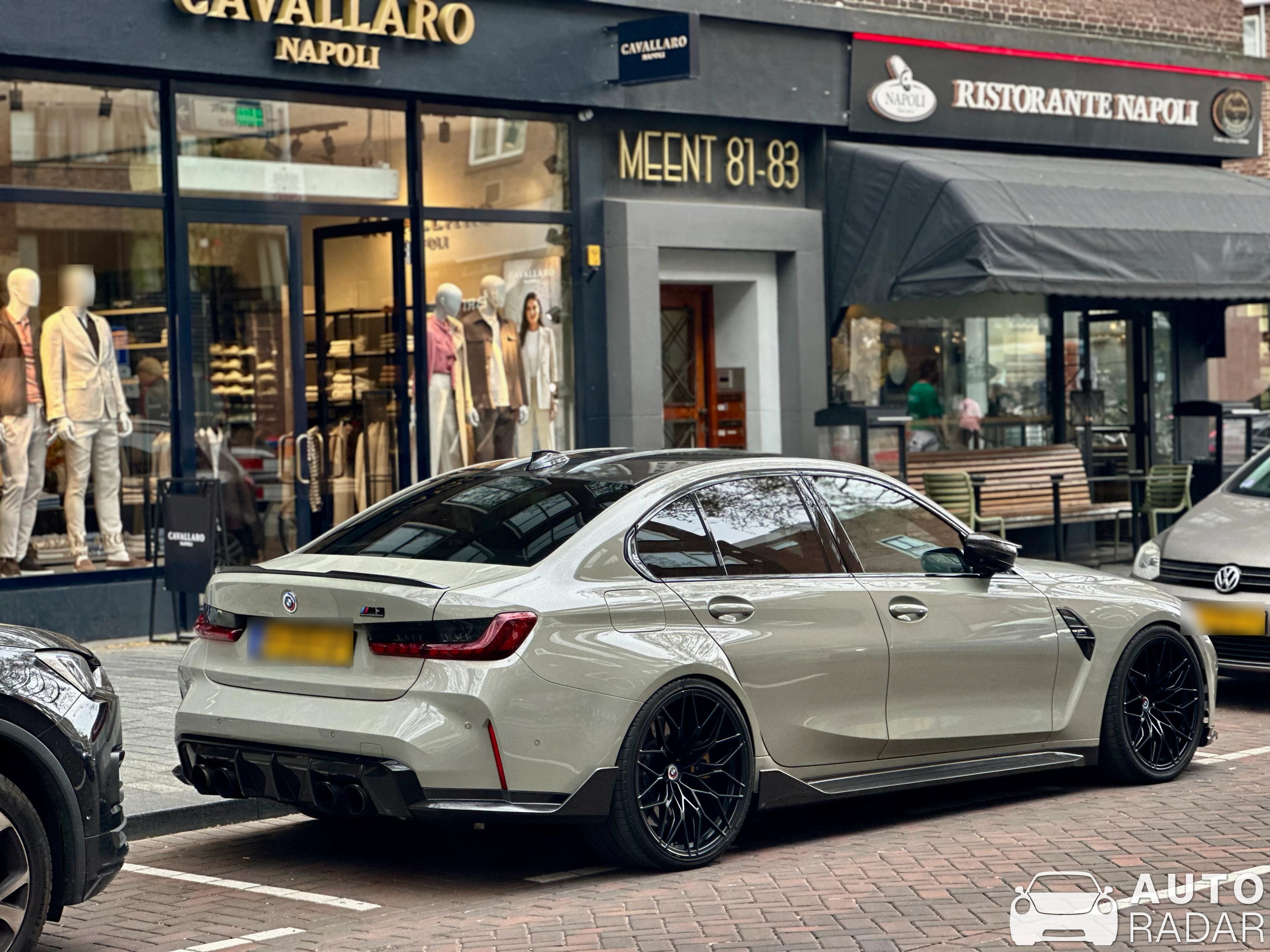 BMW M3 G80 Sedan Competition Vorsteiner spotted in Rotterdam