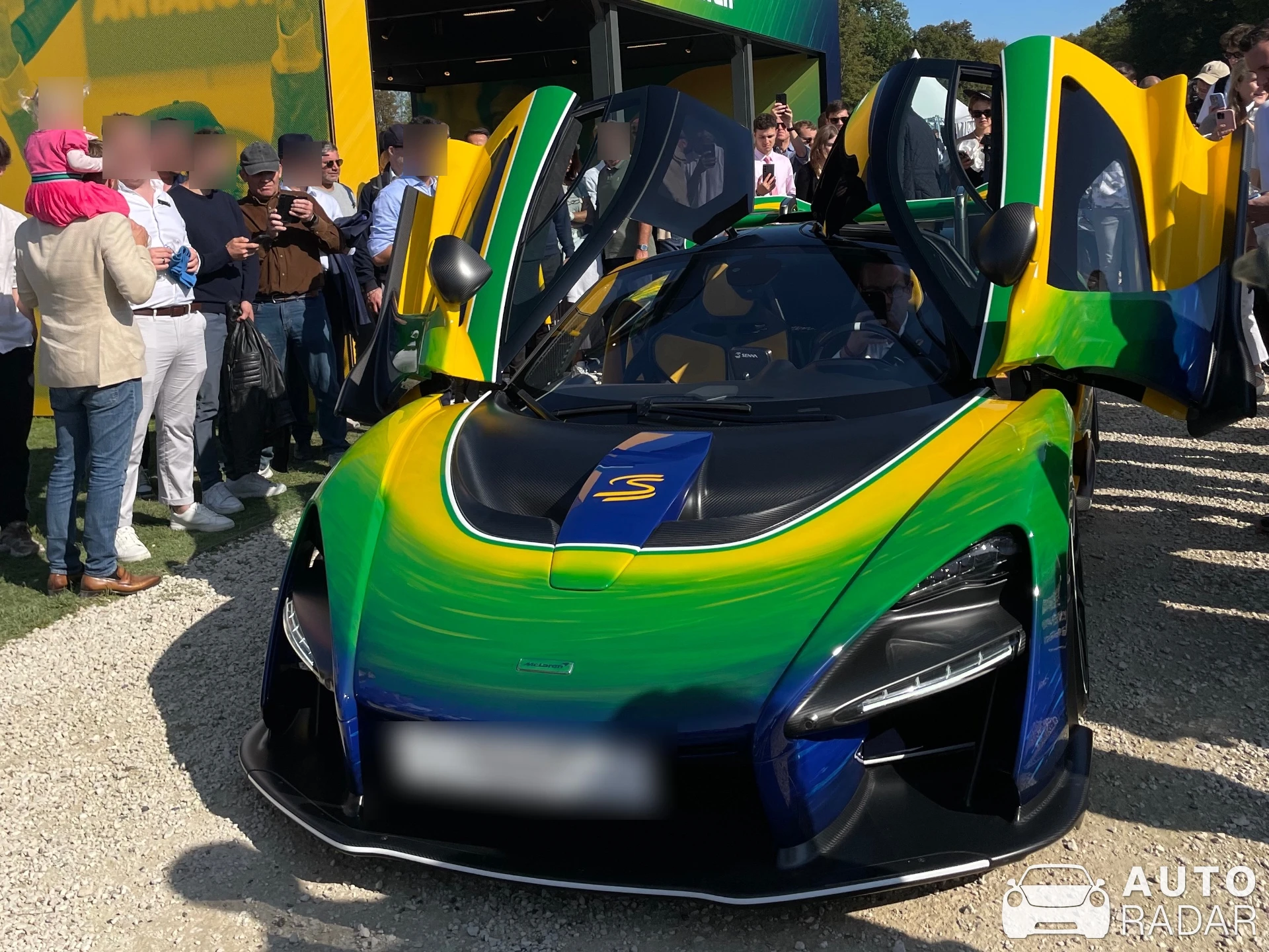 McLaren Senna spotted in Chantilly, France