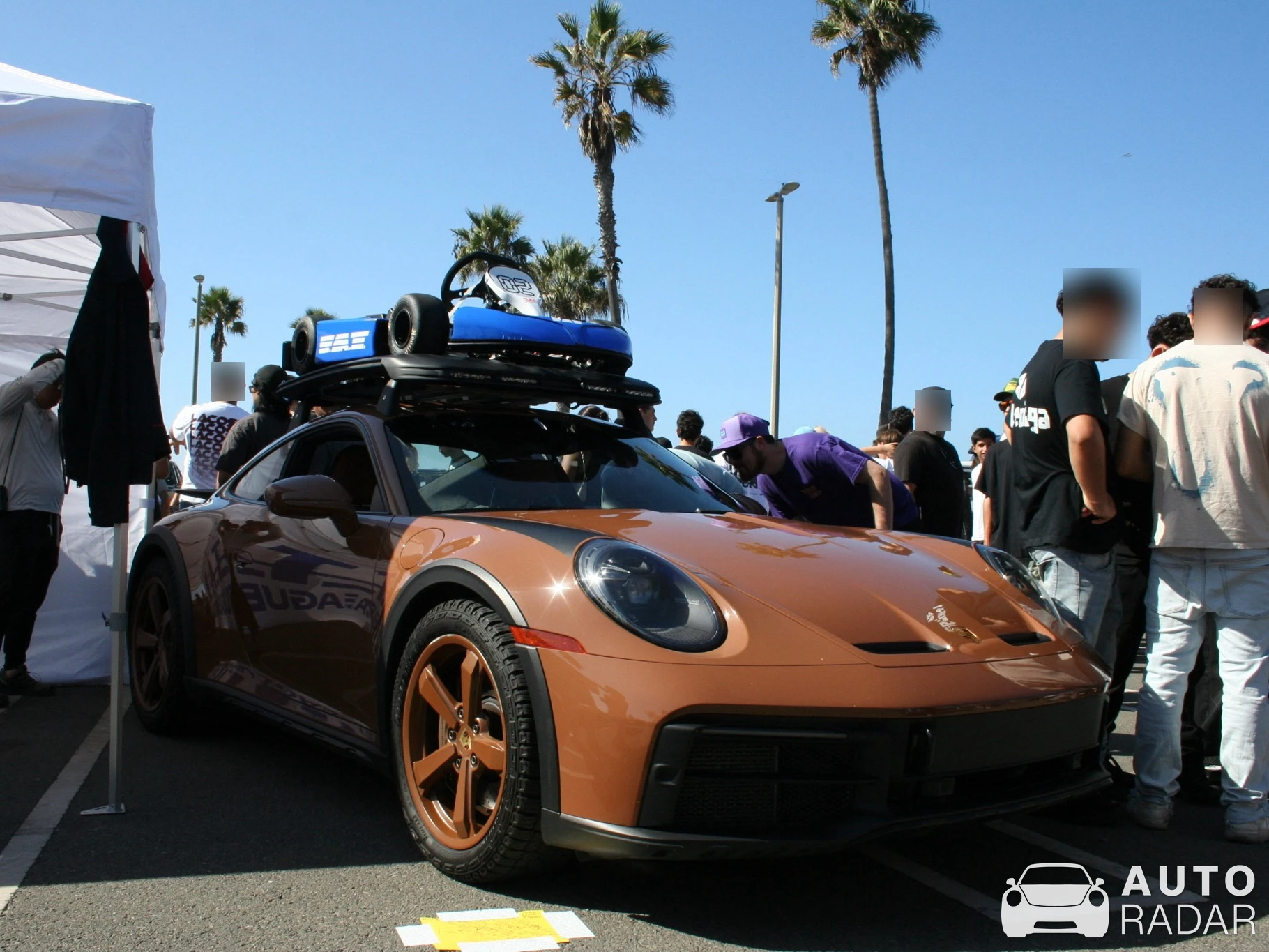 Porsche 992 Dakar Sonderwunsch Special spotted in Huntington Beach
