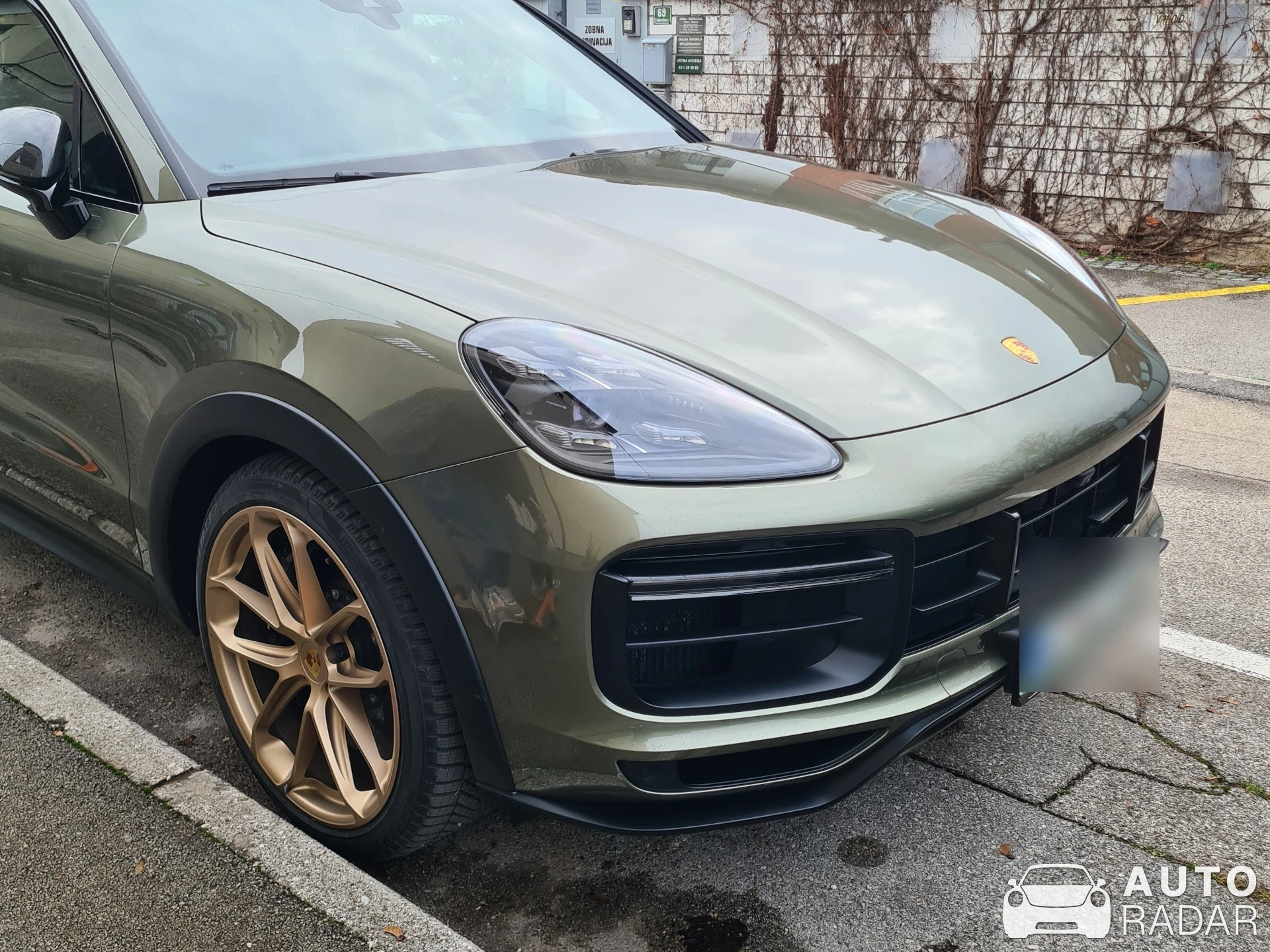 Porsche Cayenne Coupé Turbo GT spotted in Ljubljana, Slovenia