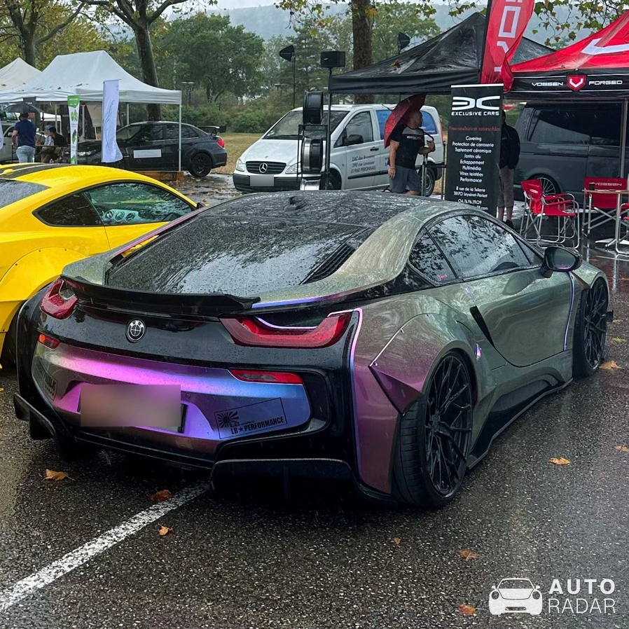 BMW i8 Liberty Walk spotted in Divonne-les-Bains