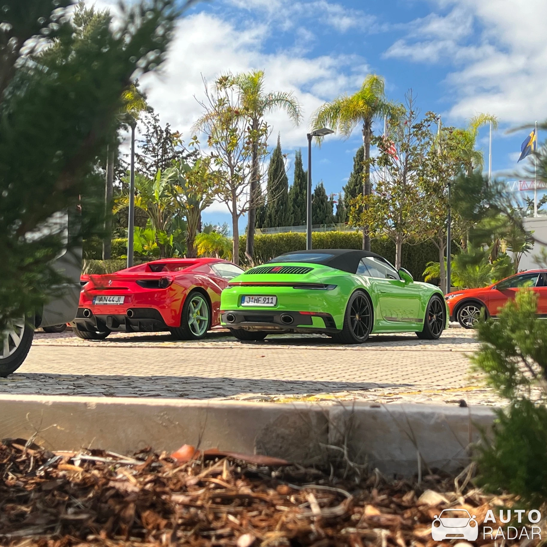 Ferrari 488 Spider spotted in Quarteira, Portugal