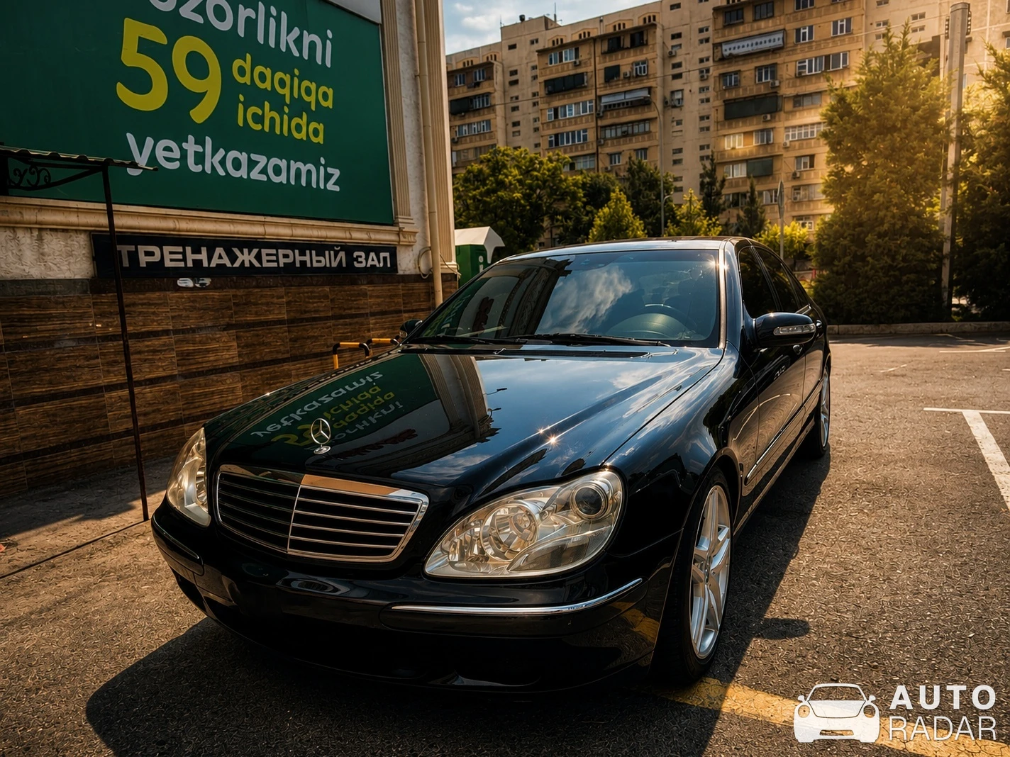 Mercedes-Benz S 55 AMG W220 spotted in Tashkent