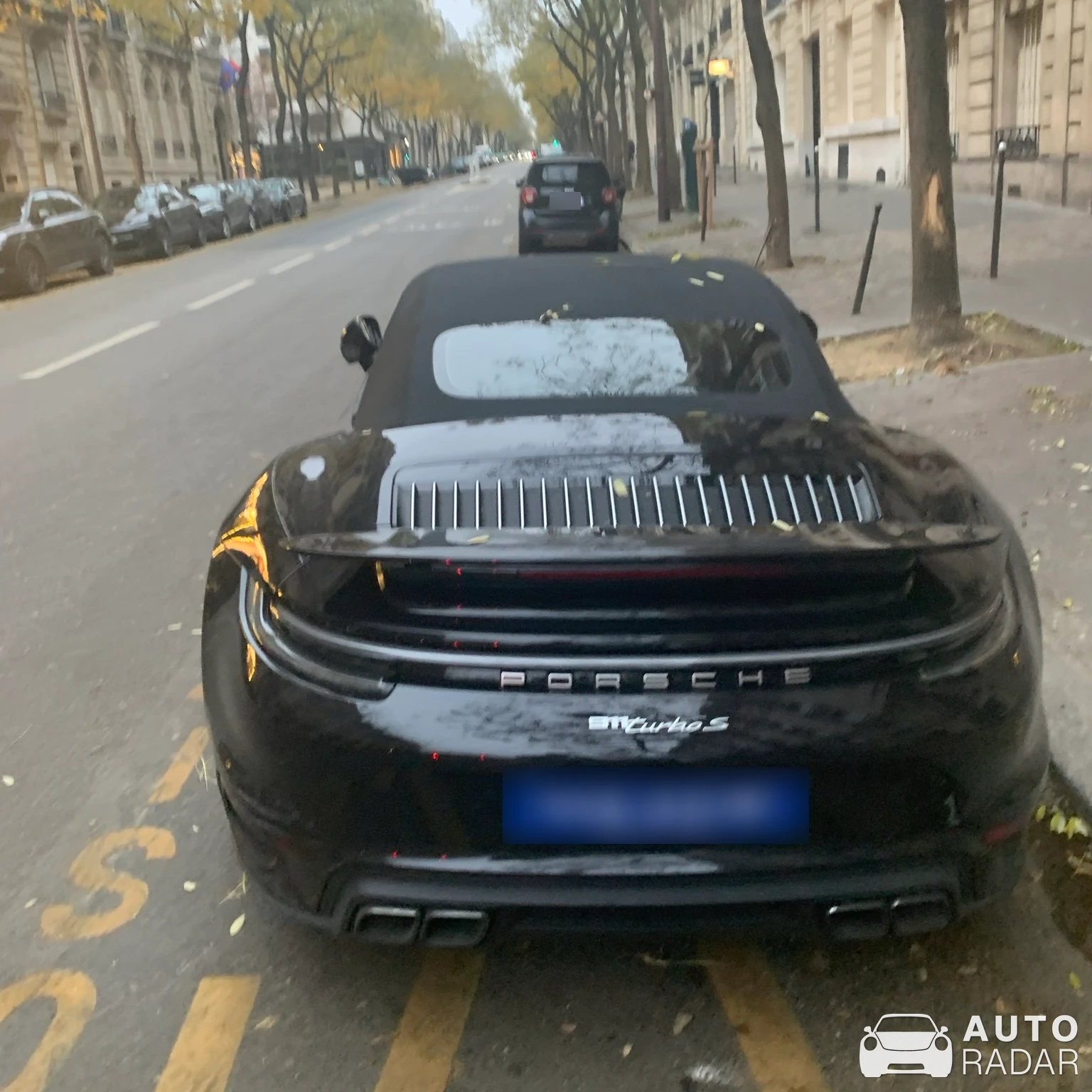 Porsche 992 Turbo S Cabriolet MkI spotted in Colombes, France