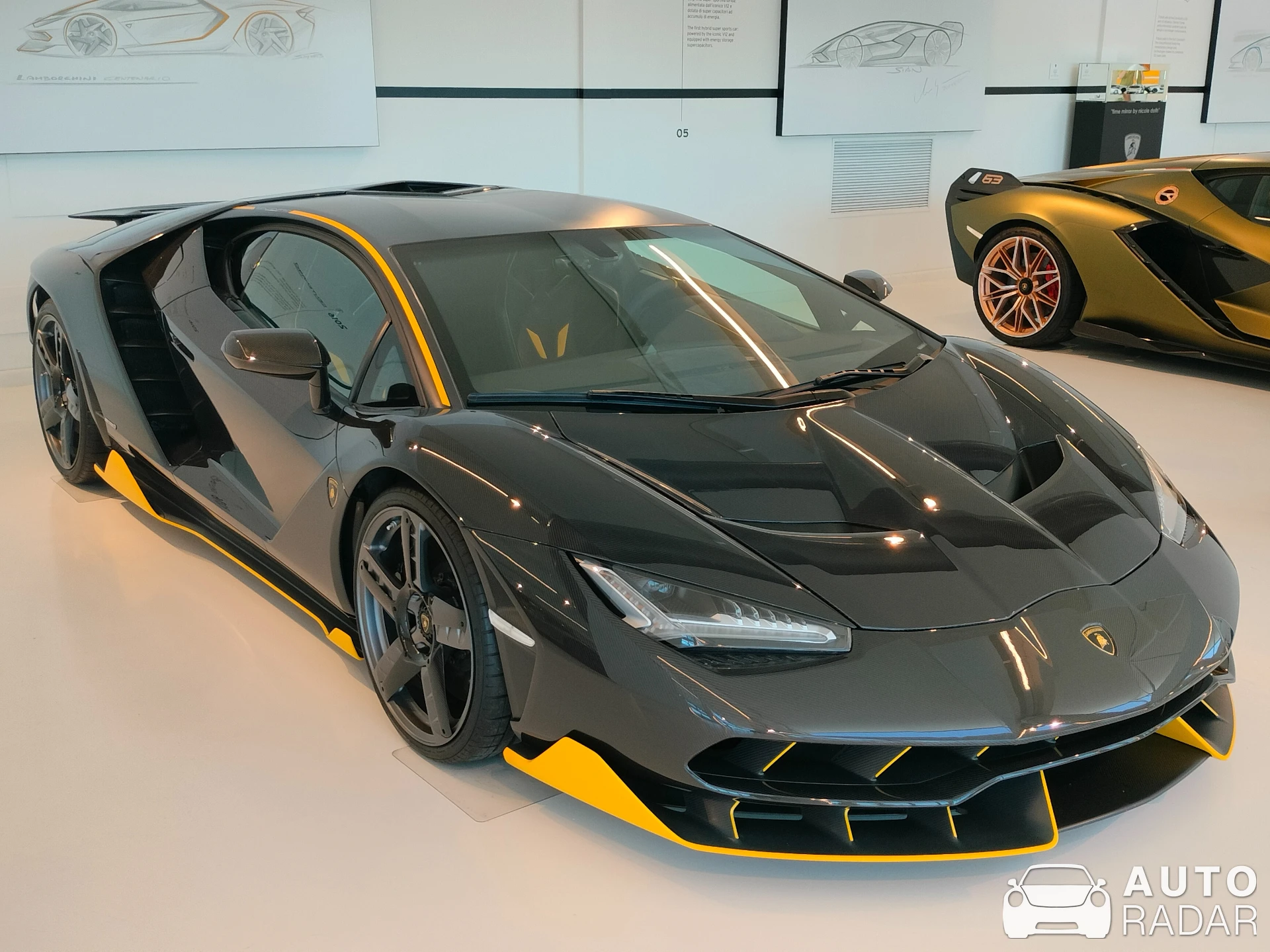 Lamborghini Centenario LP770-4 spotted in Sant'Agata Bolognese