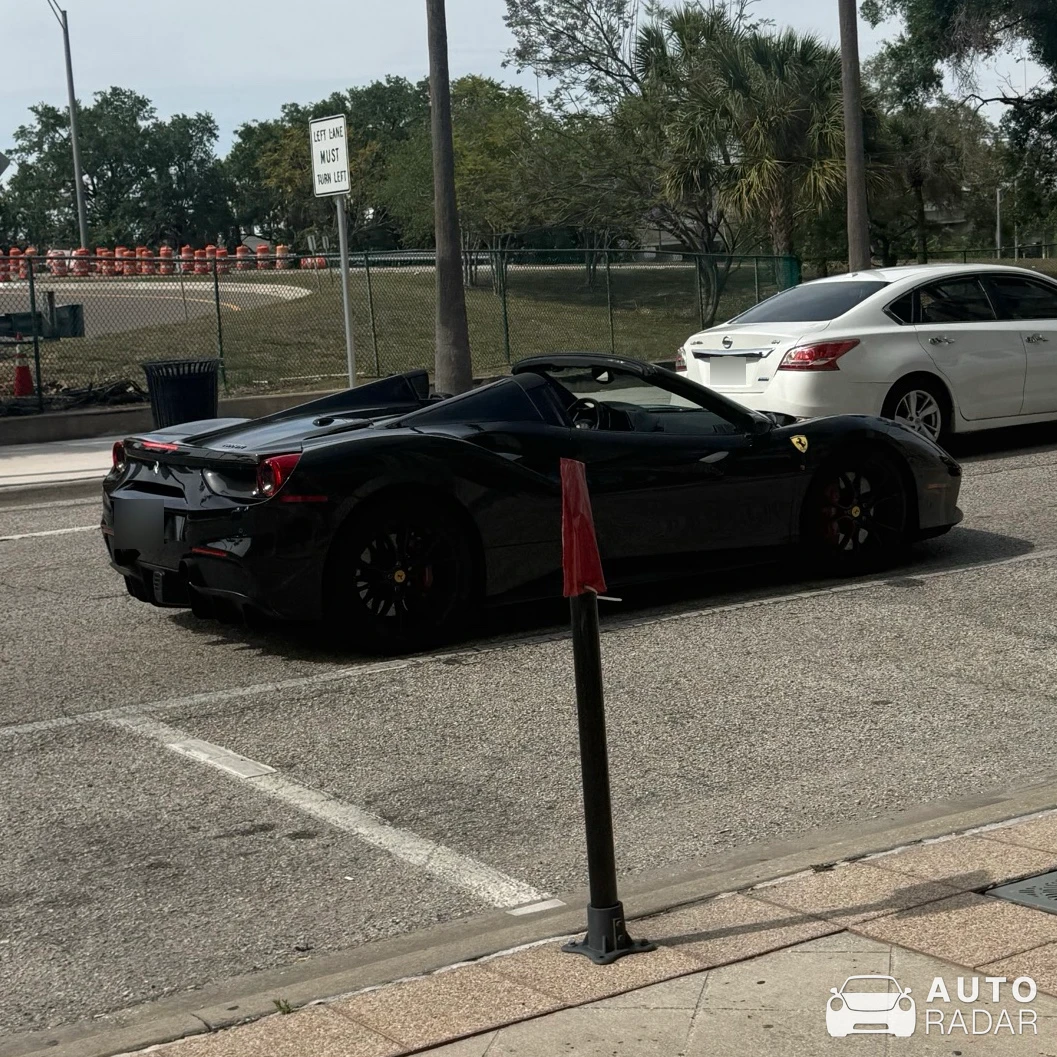 Ferrari 488 Spider spotted in Tampa