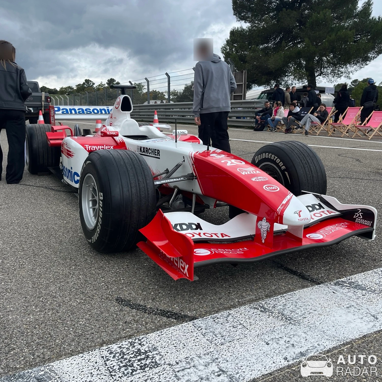 Toyota F1 spotted in Vauvenargues