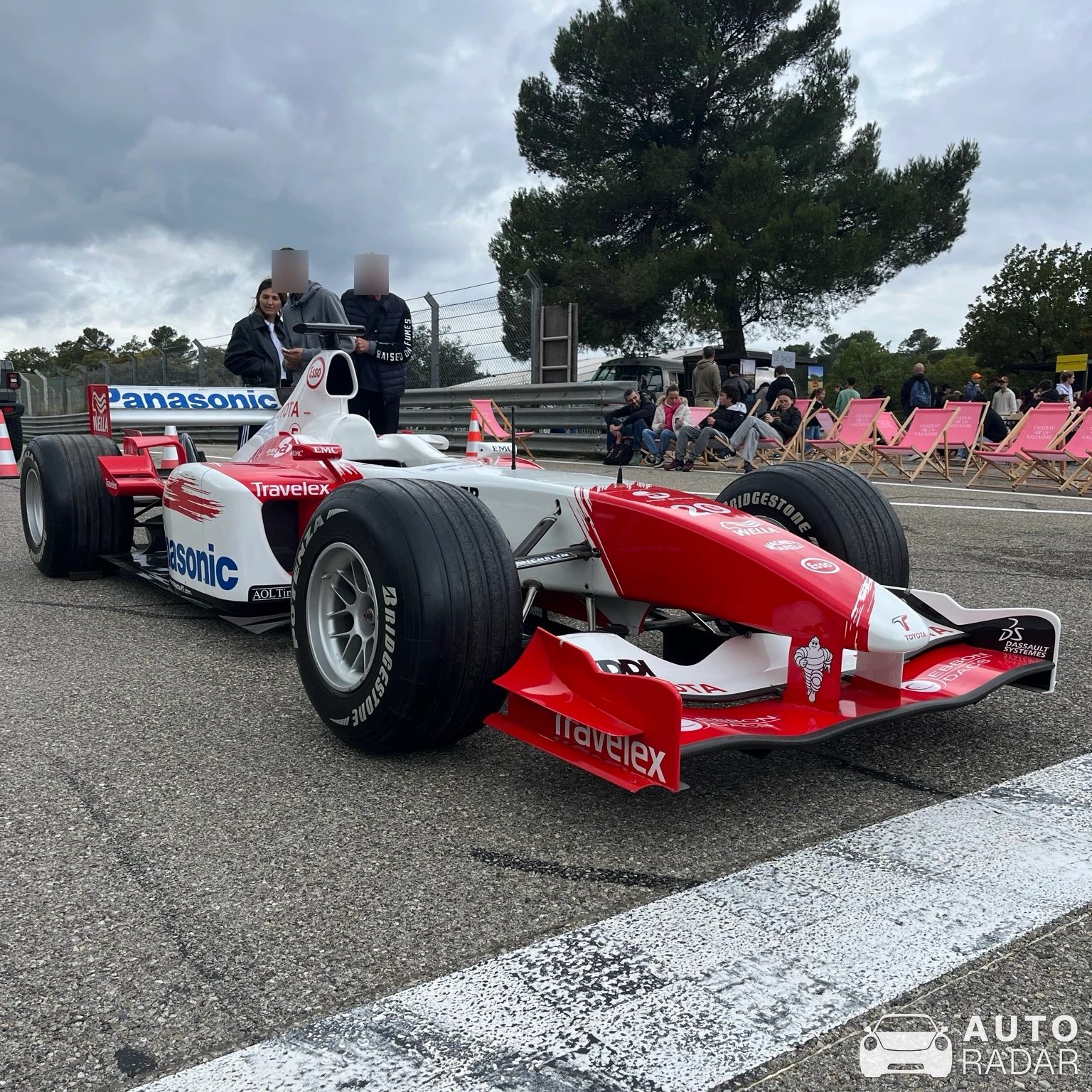 Toyota TF108 spotted in Vauvenargues, France
