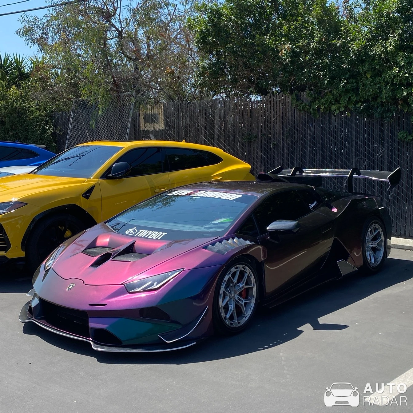 Lamborghini Huracán Super Trofeo spotted in Costa Mesa