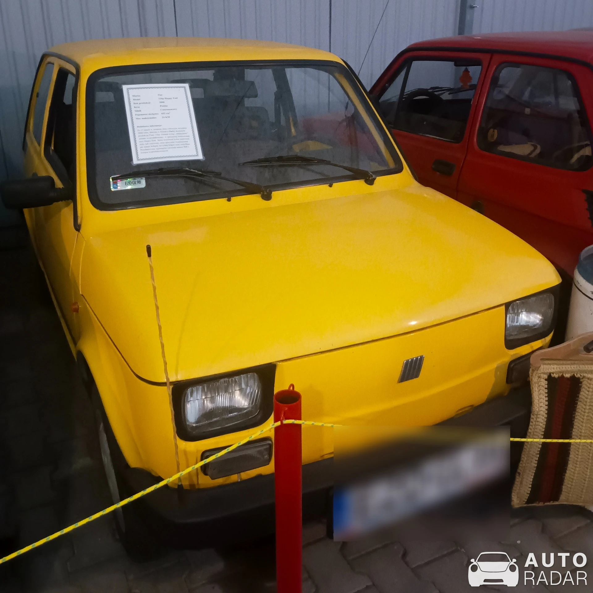 Polski Fiat 126p Happy End spotted in Nieborów