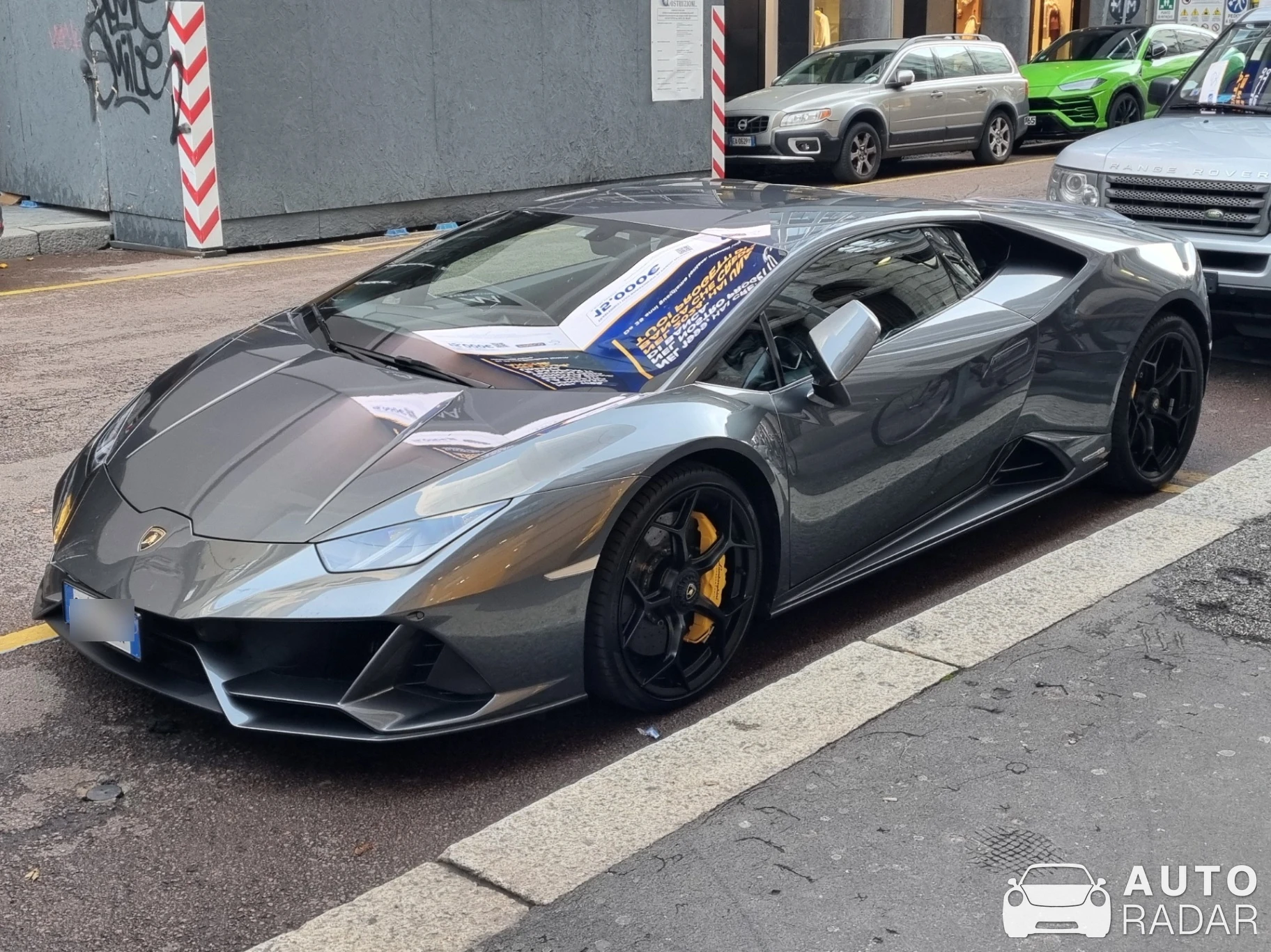 Lamborghini Huracán LP640-4 EVO spotted in Milano, Italia