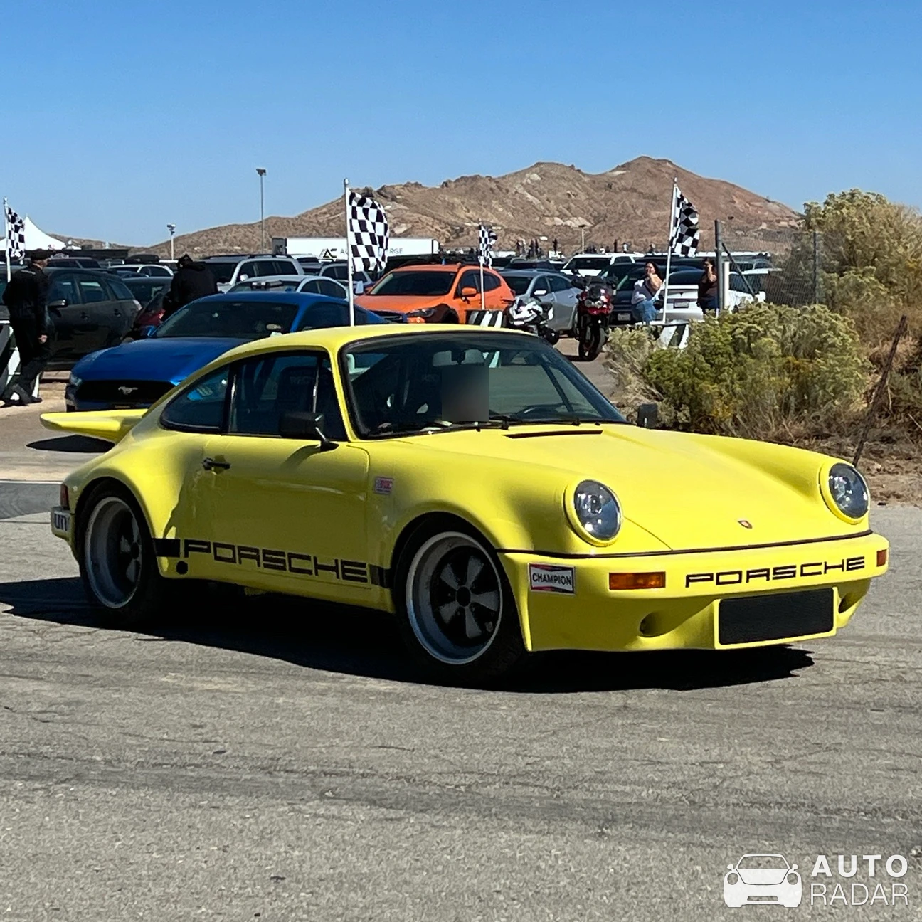 Porsche 911 RSR spotted in Rosamond