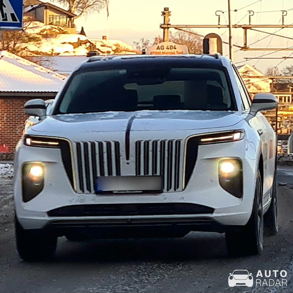 Hongqi E-HS9 spotted in Larvik, Norway