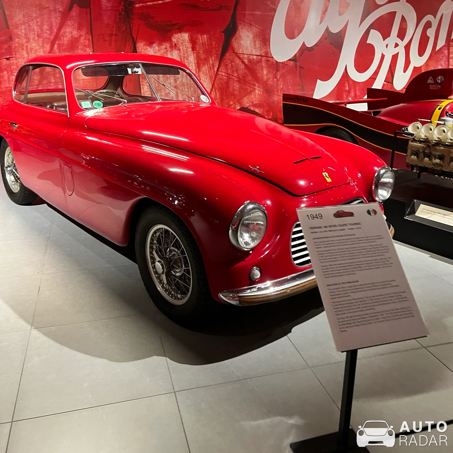 Ferrari 166 MM Inter Coupé Touring spotted in Den Haag