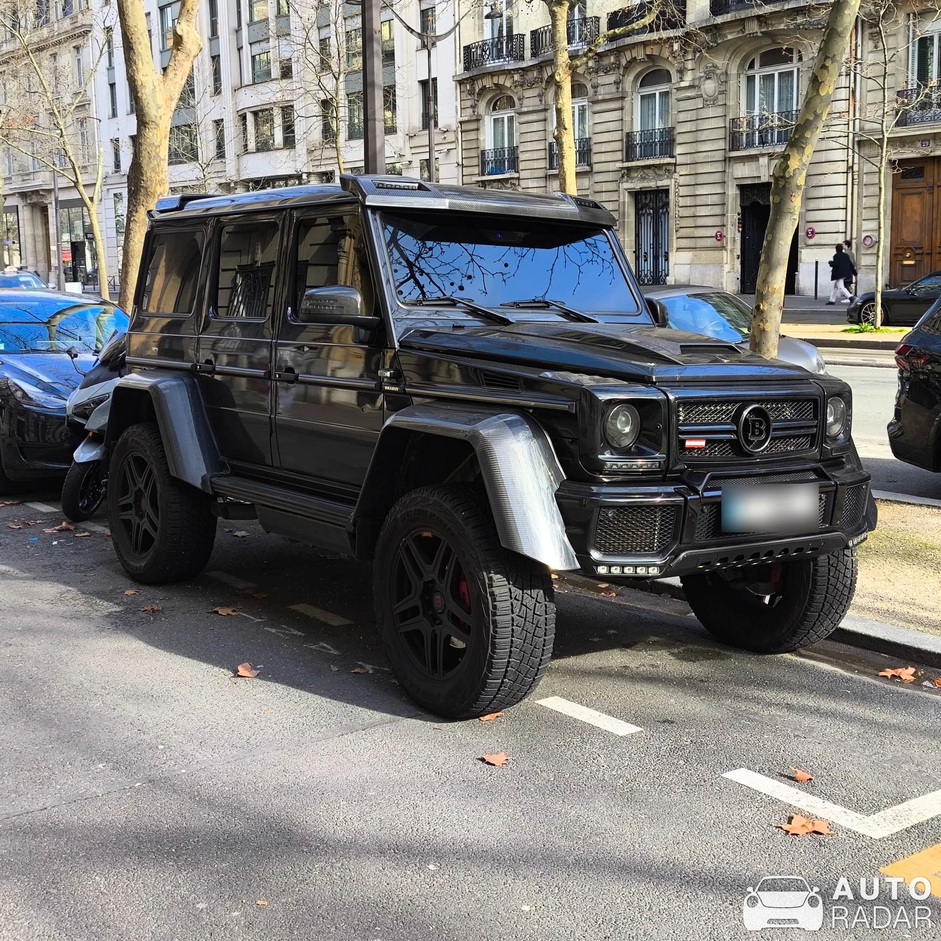 Mercedes-AMG Brabus G 800 4x4² W463 2018 spotted in Paris