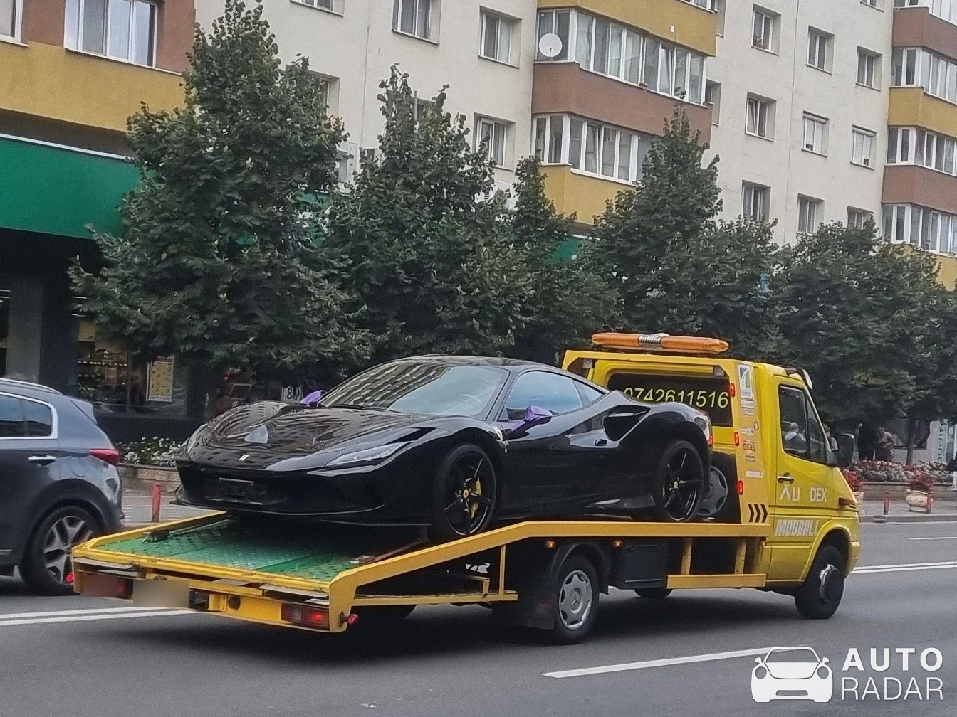 Ferrari F8 Tributo spotted in Zalău