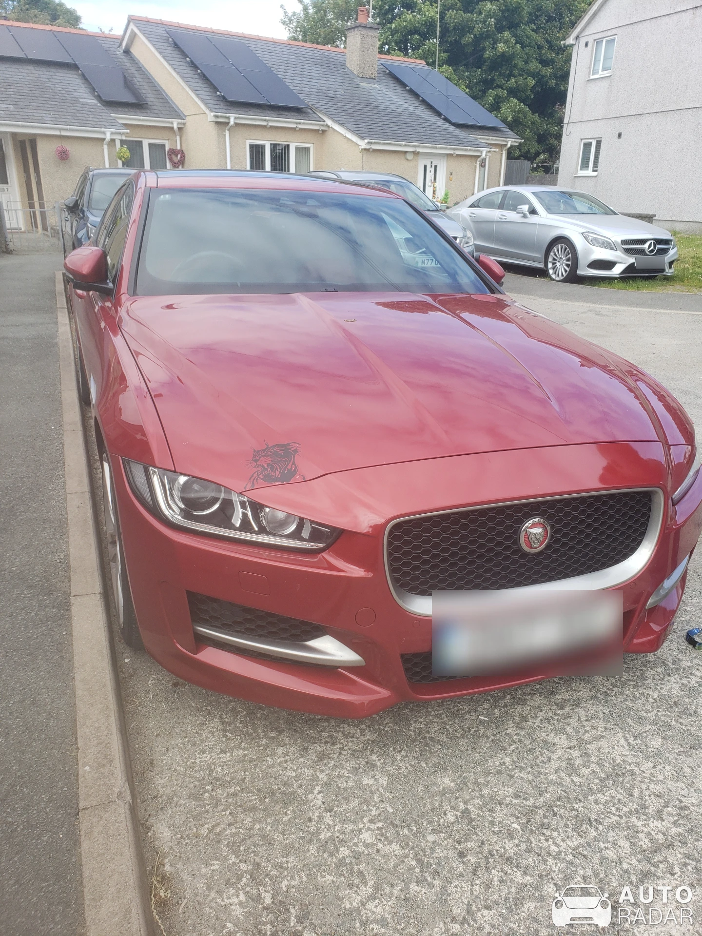 Jaguar XE spotted in Holyhead