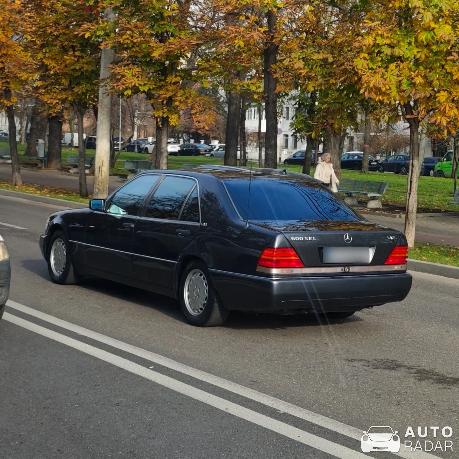 Mercedes-Benz 600 SEL spotted in Ploiești