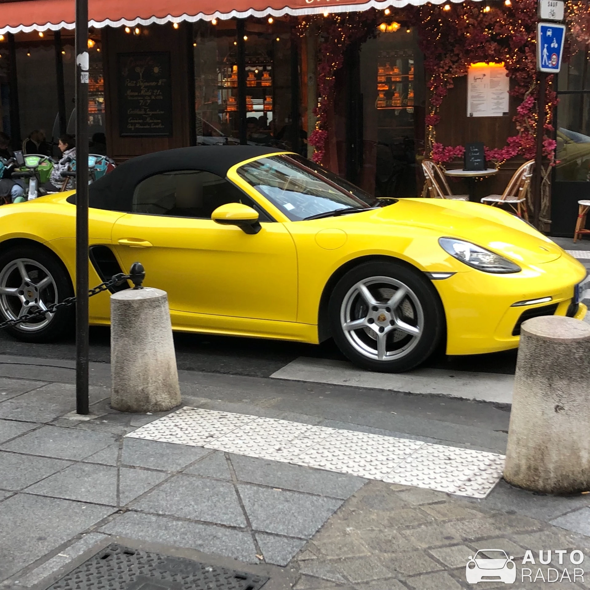 Porsche 718 Boxster spotted in Paris, France