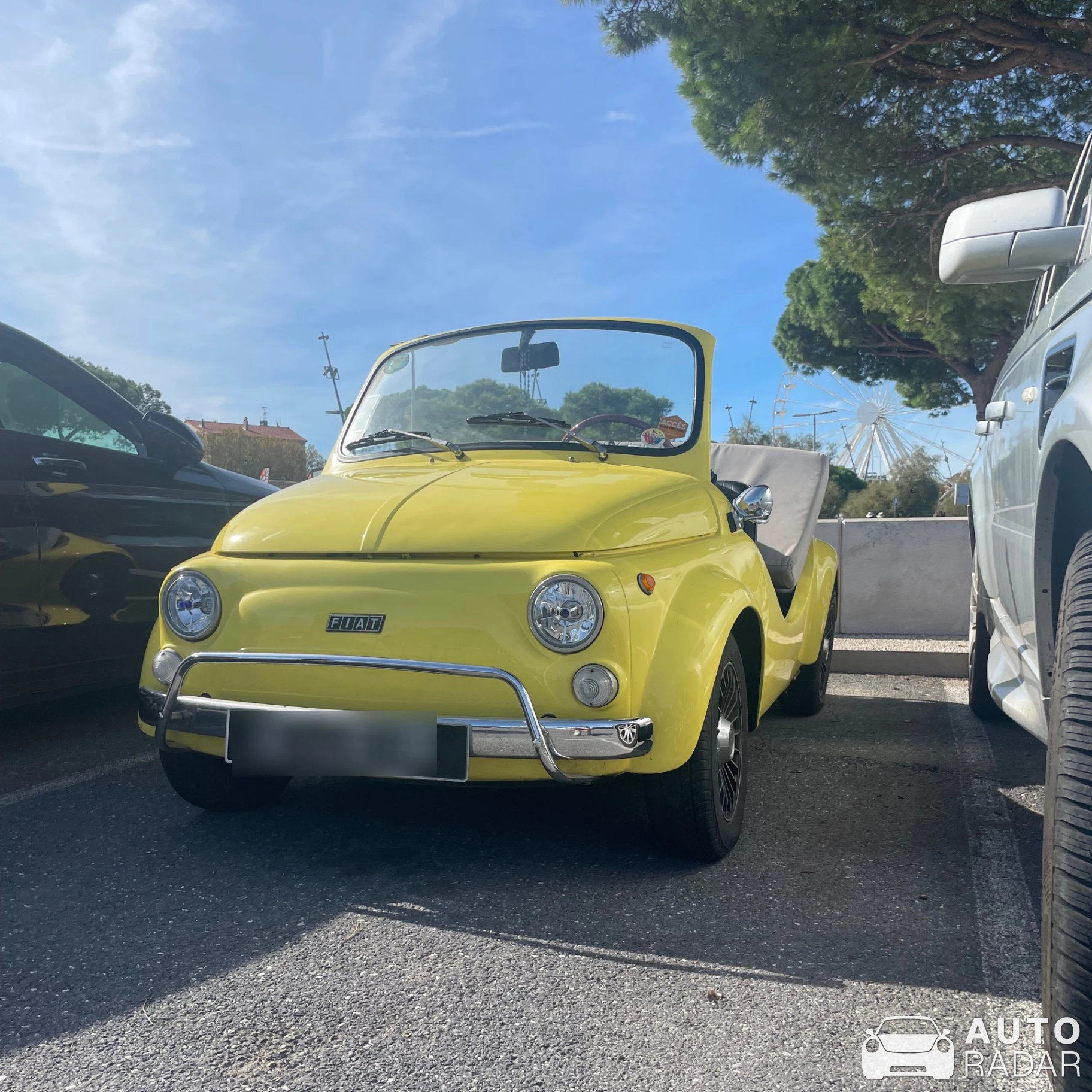 Fiat 500 spotted in Antibes, France
