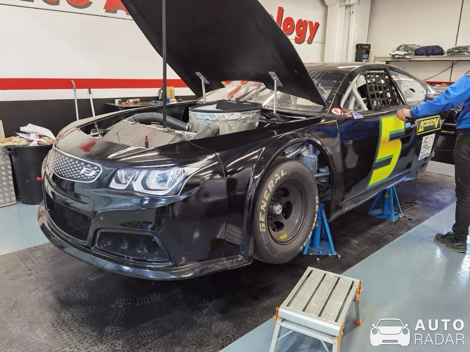 Chevrolet Camaro Nascar spotted in Appiano Gentile