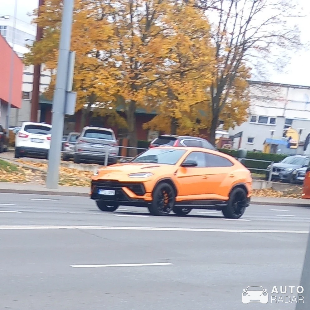Lamborghini Urus Performante spotted in Vilnius, Lithuania