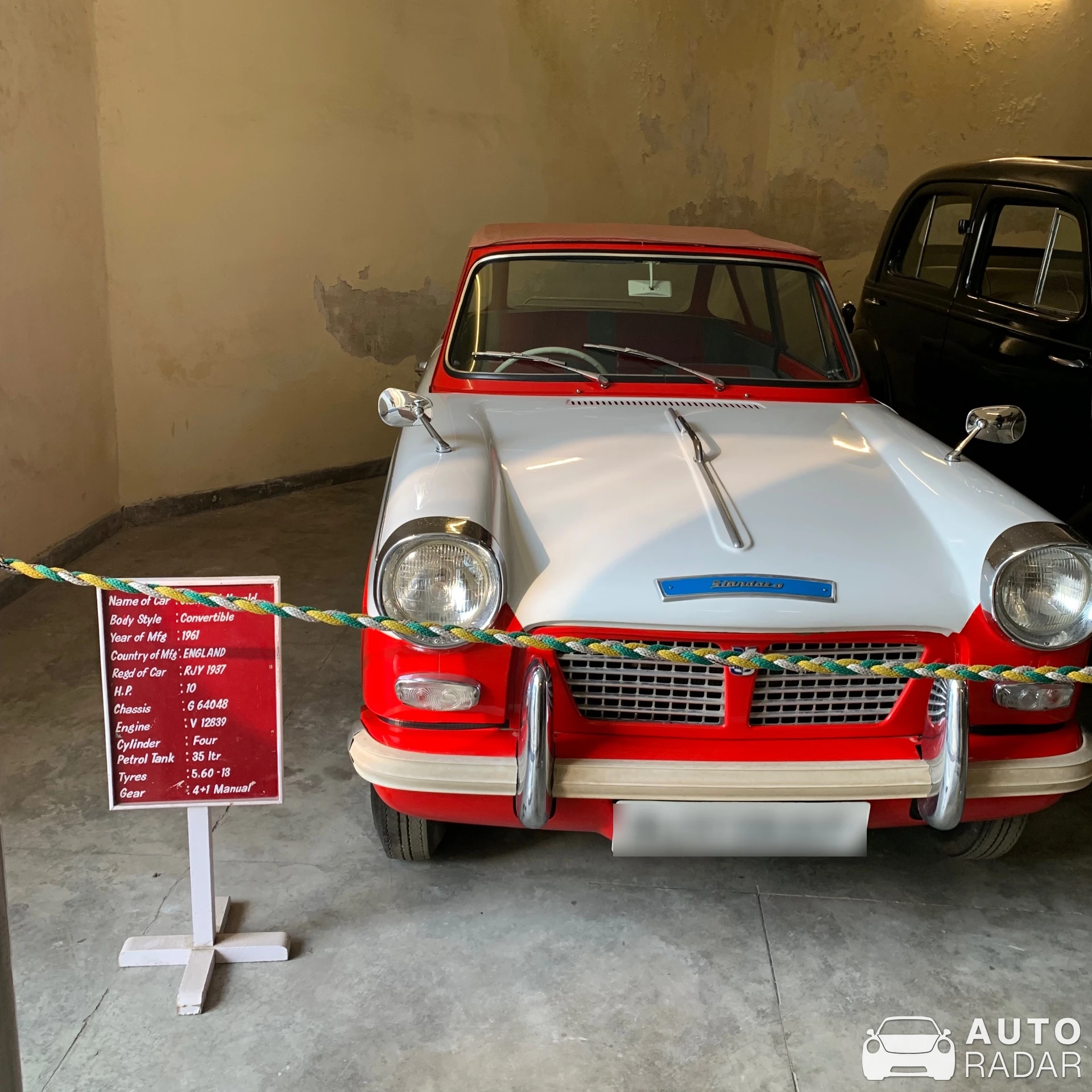 Triumph TR3 spotted in Udaipur