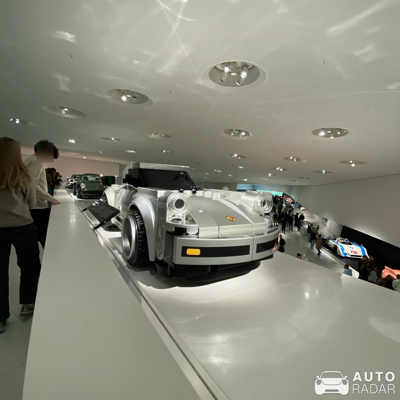 Porsche 930 Turbo Lego Big Brick spotted in Stuttgart
