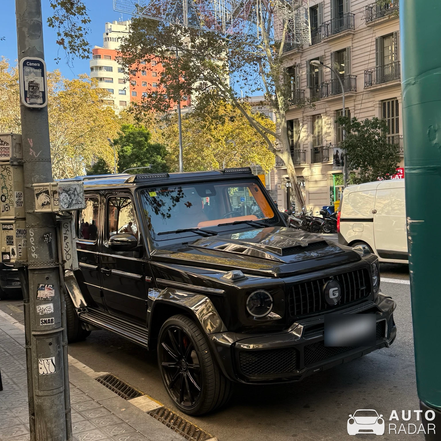 Mercedes-AMG Brabus G B40S-800 Widestar W463 2018 G-Carbon Edition spotted in Barcelona