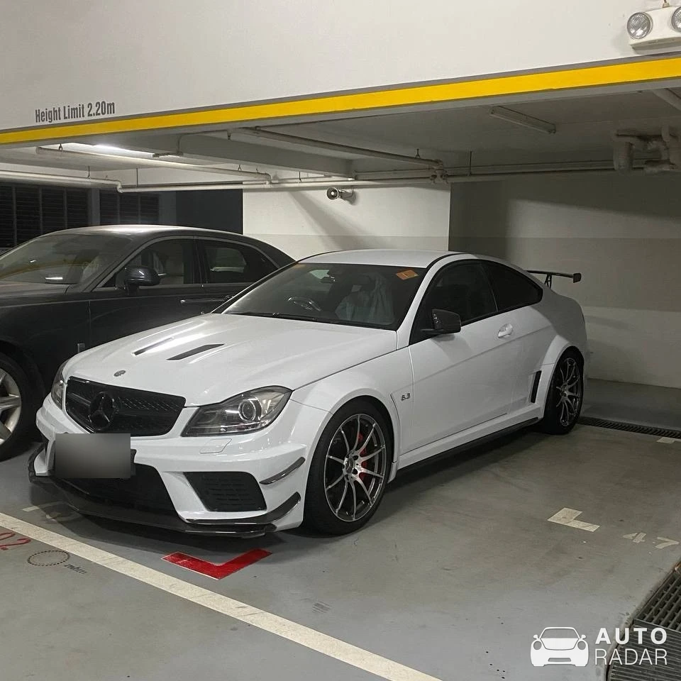 Mercedes-Benz C63 AMG Black Series spotted in Singapore