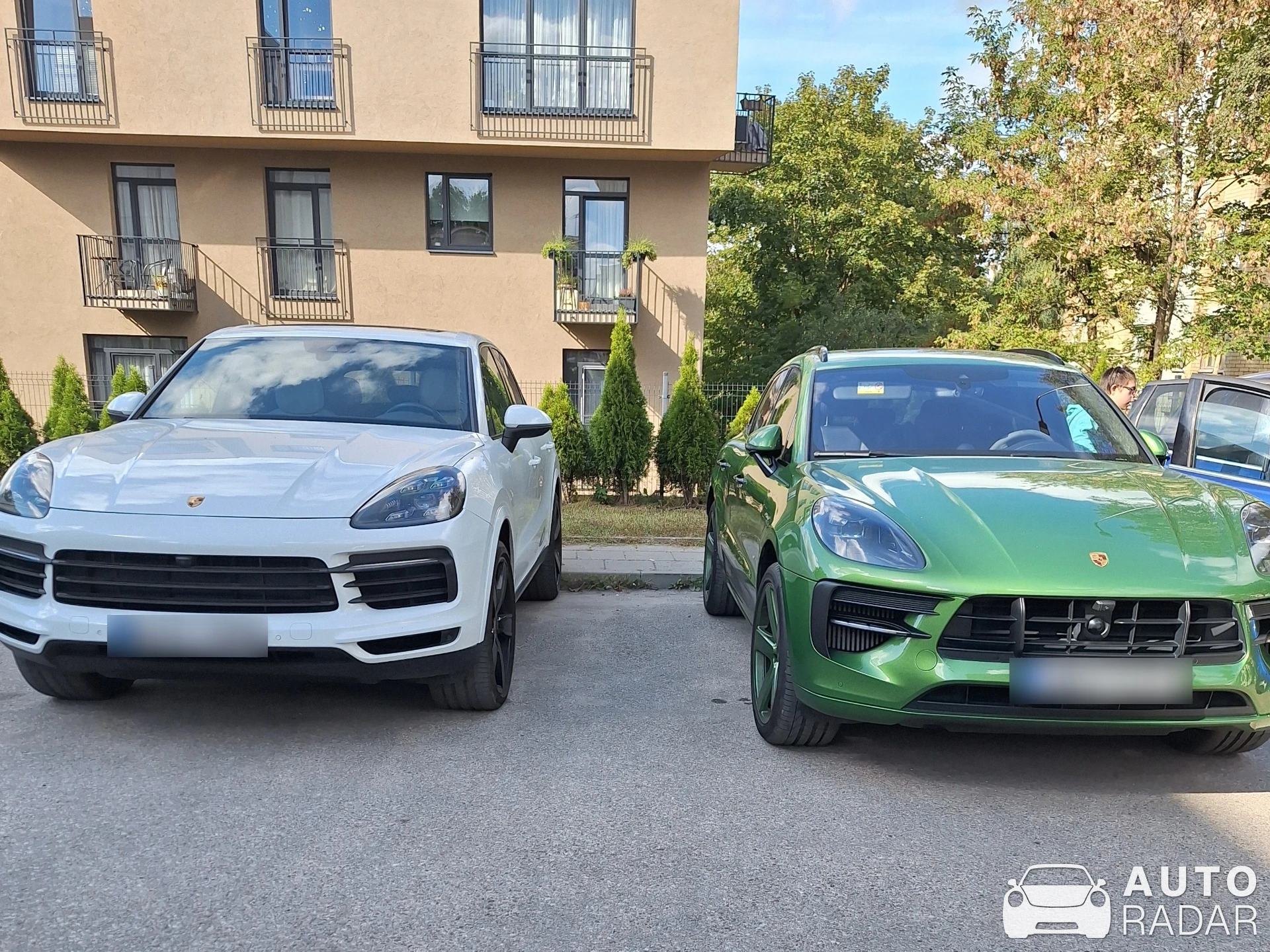 Porsche Cayenne Turbo spotted in Vilnius, Lithuania