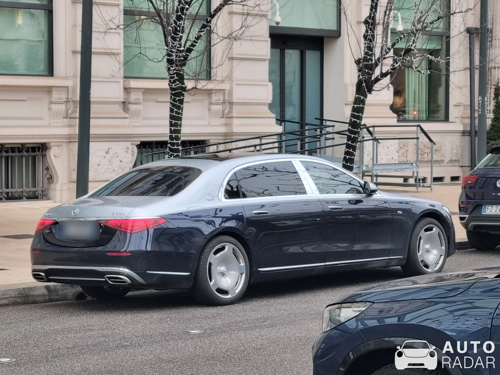 Mercedes-Maybach S 680 spotted in Milano, Italy