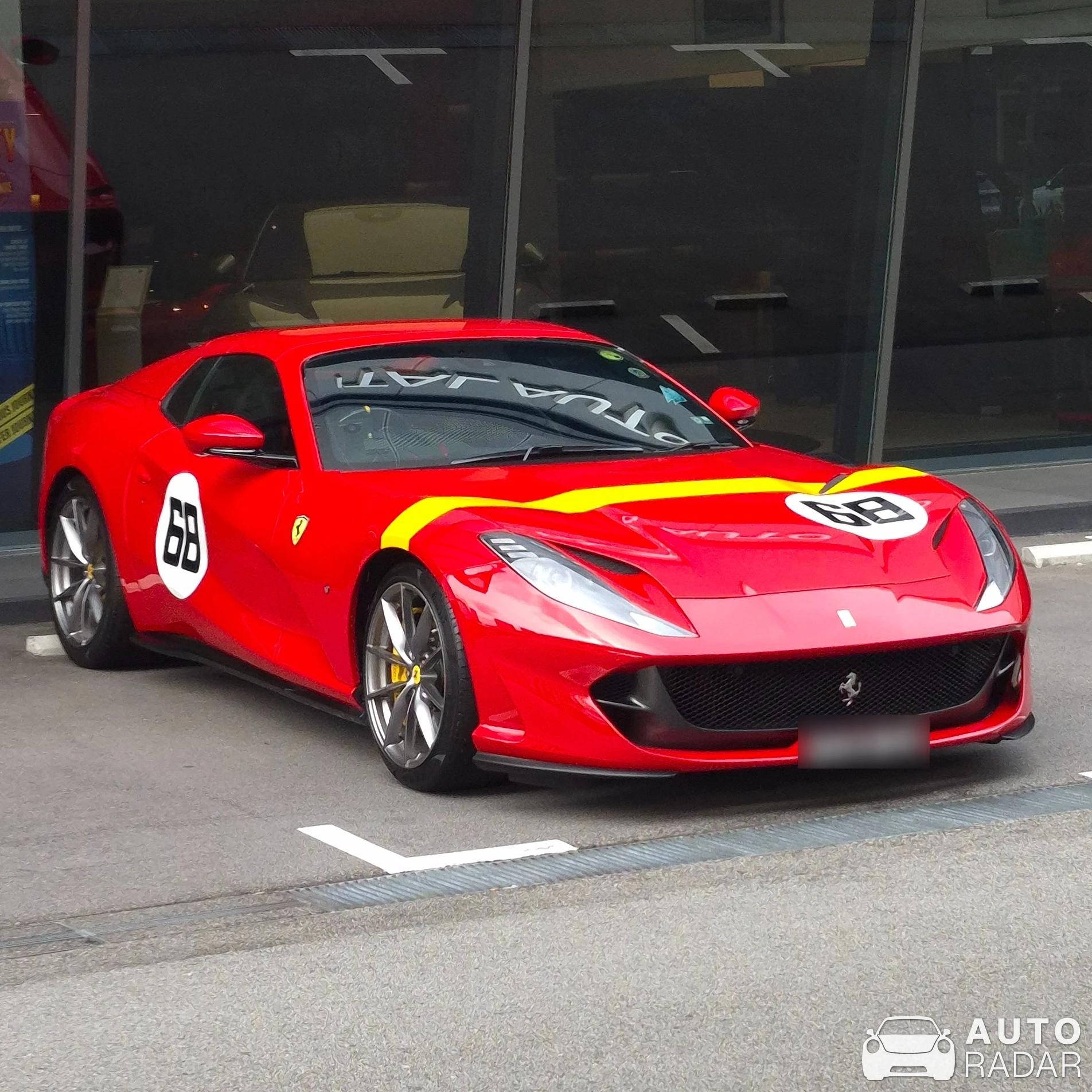 Ferrari 812 GTS spotted in Singapore, Singapore