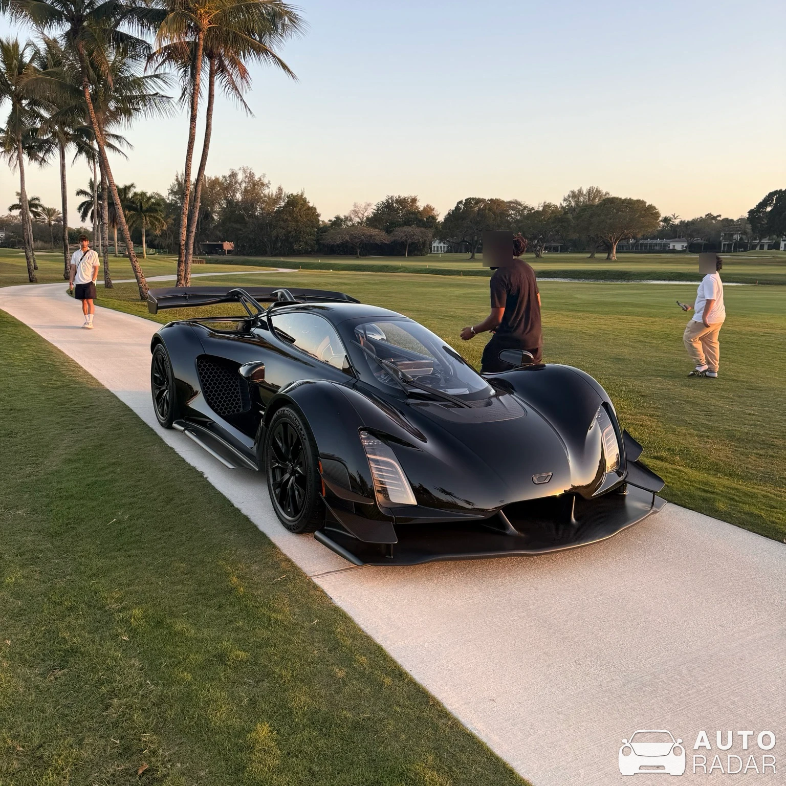 Czinger 21C Blackbird spotted in Coral Gables