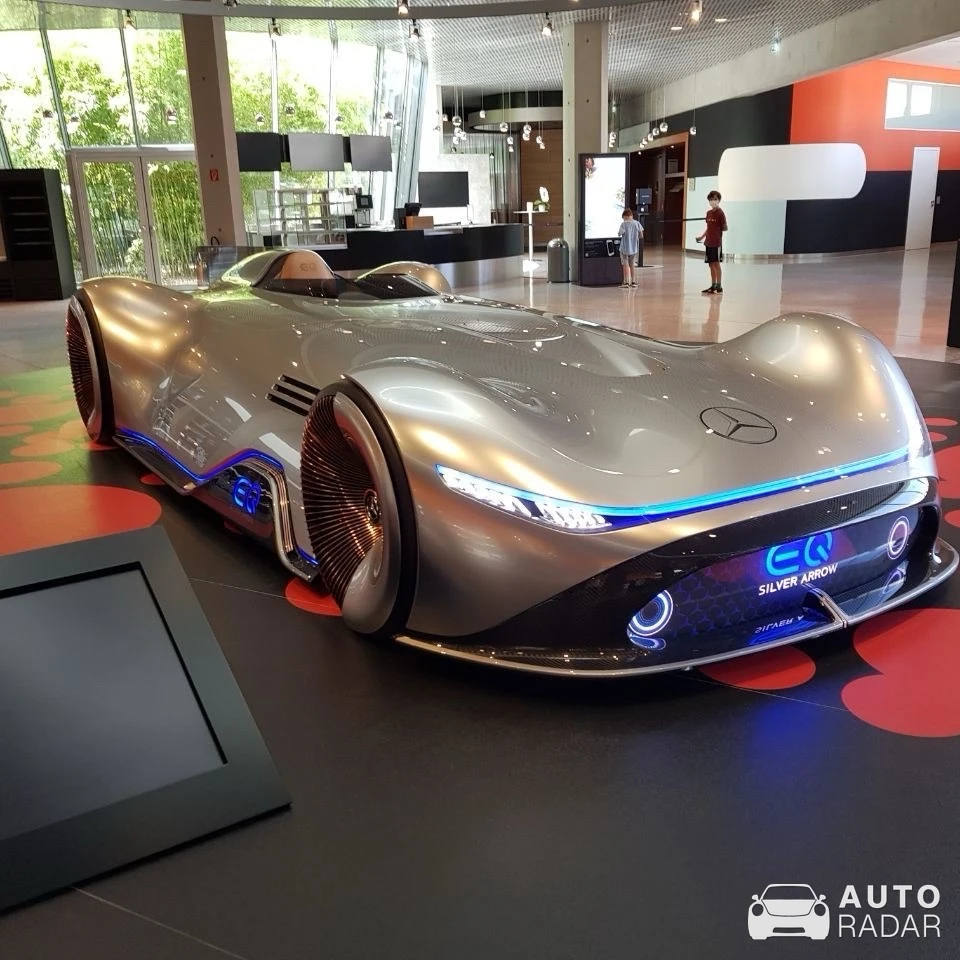 Mercedes-Benz Vision EQ Silver Arrow spotted in Bremen