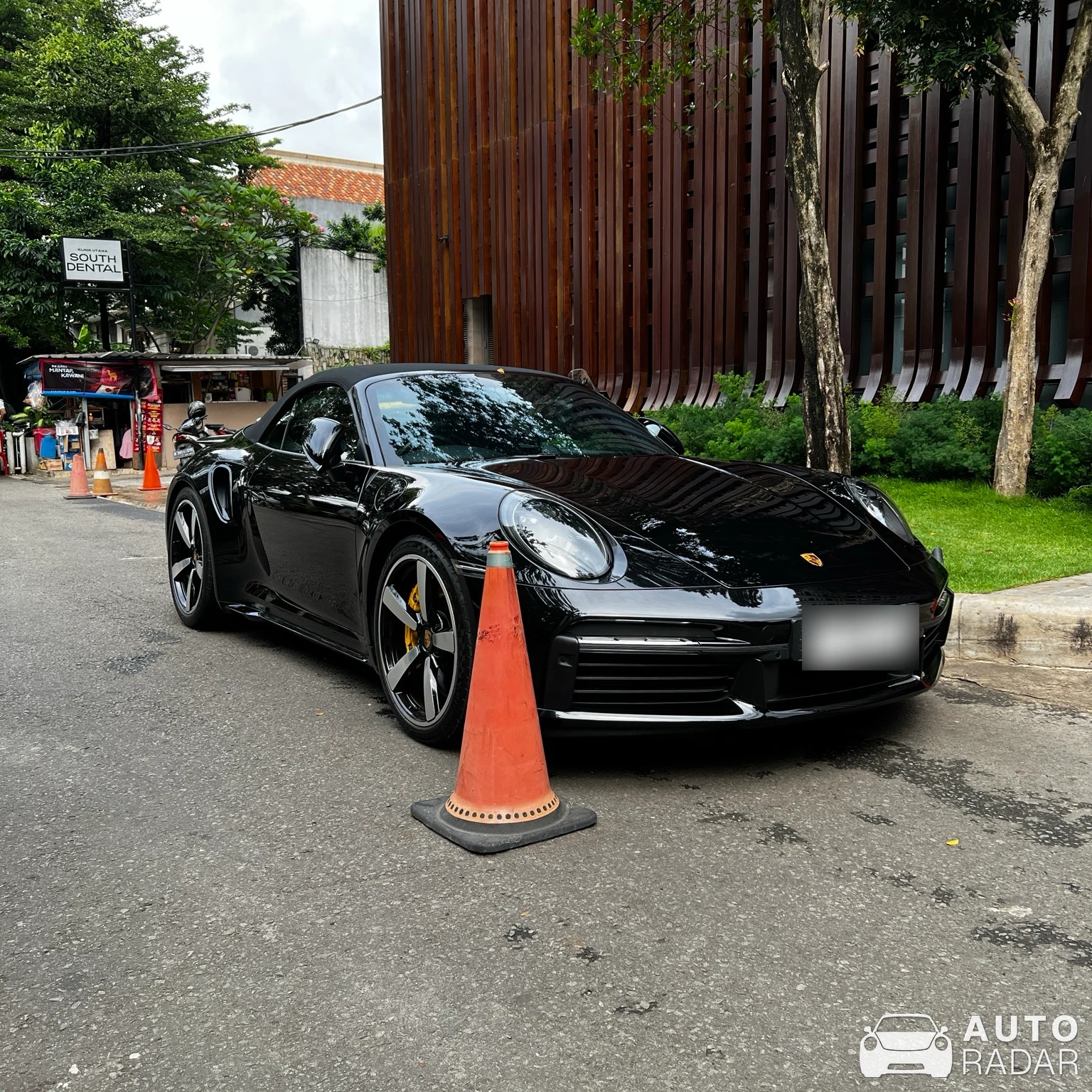 Porsche 992 Turbo Cabriolet MkI spotted in Kota Jakarta Selatan, Indonesia