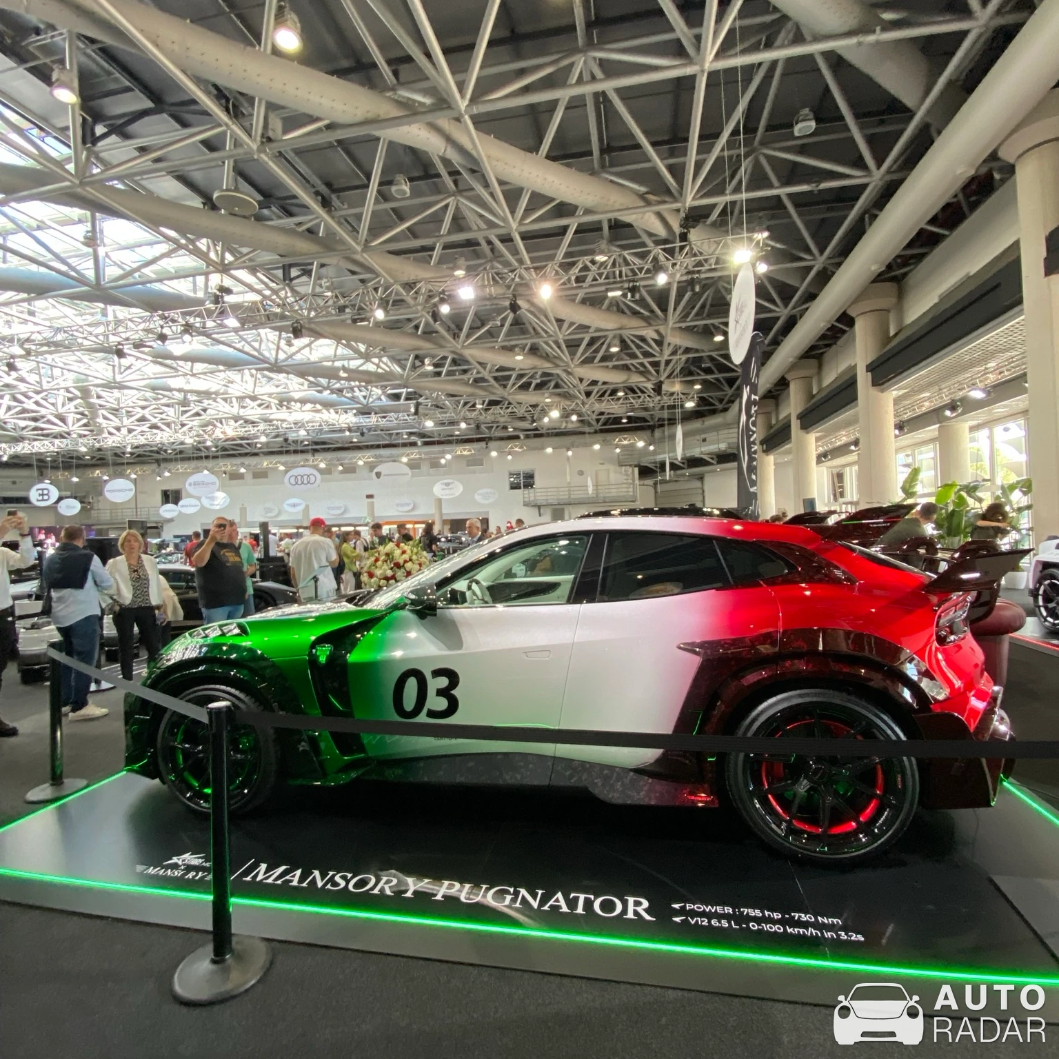Ferrari Purosangue Mansory Pugnator Tricolore Edition spotted in Monaco